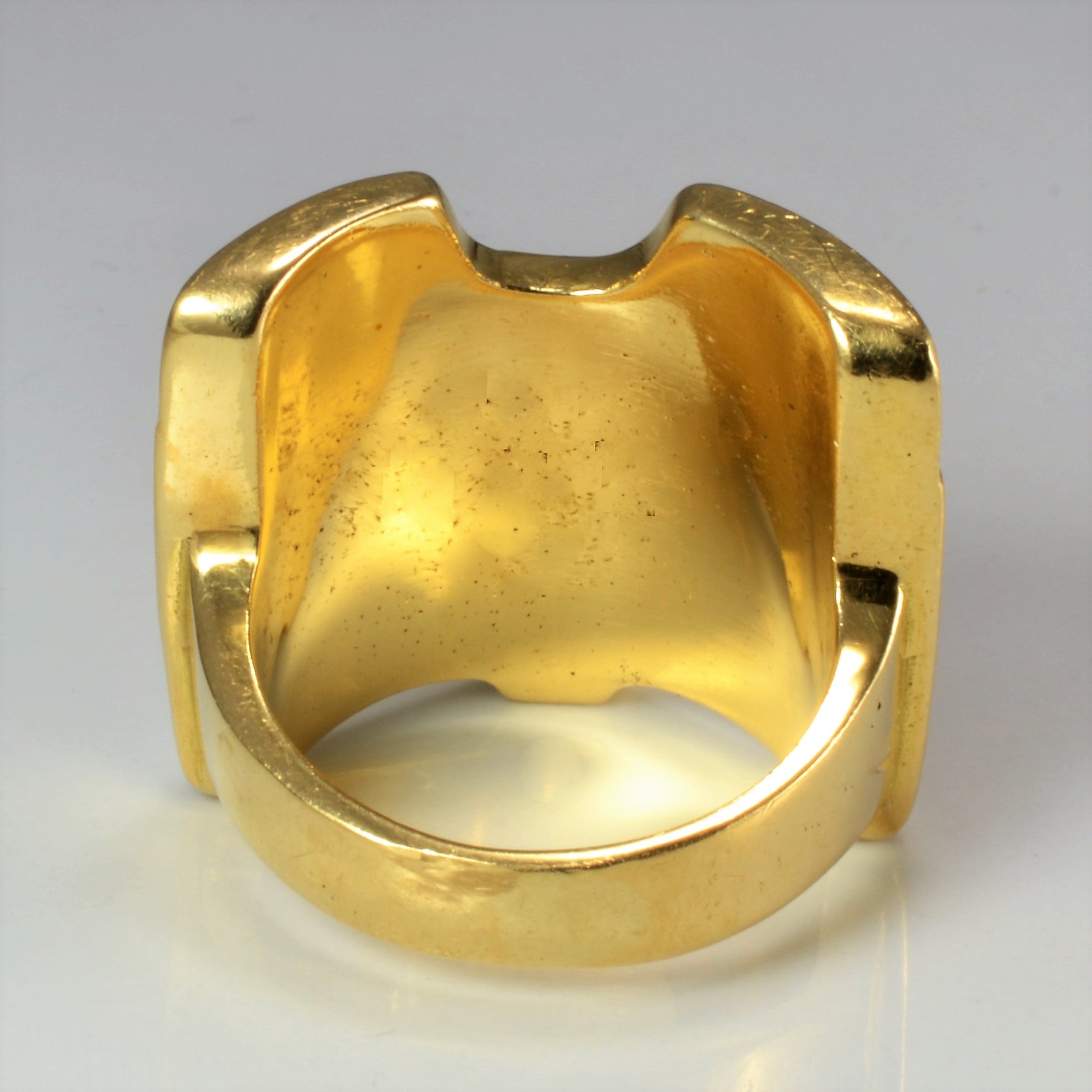 Indigenous Eagle Design Heavy Gold Ring | SZ 11 |
