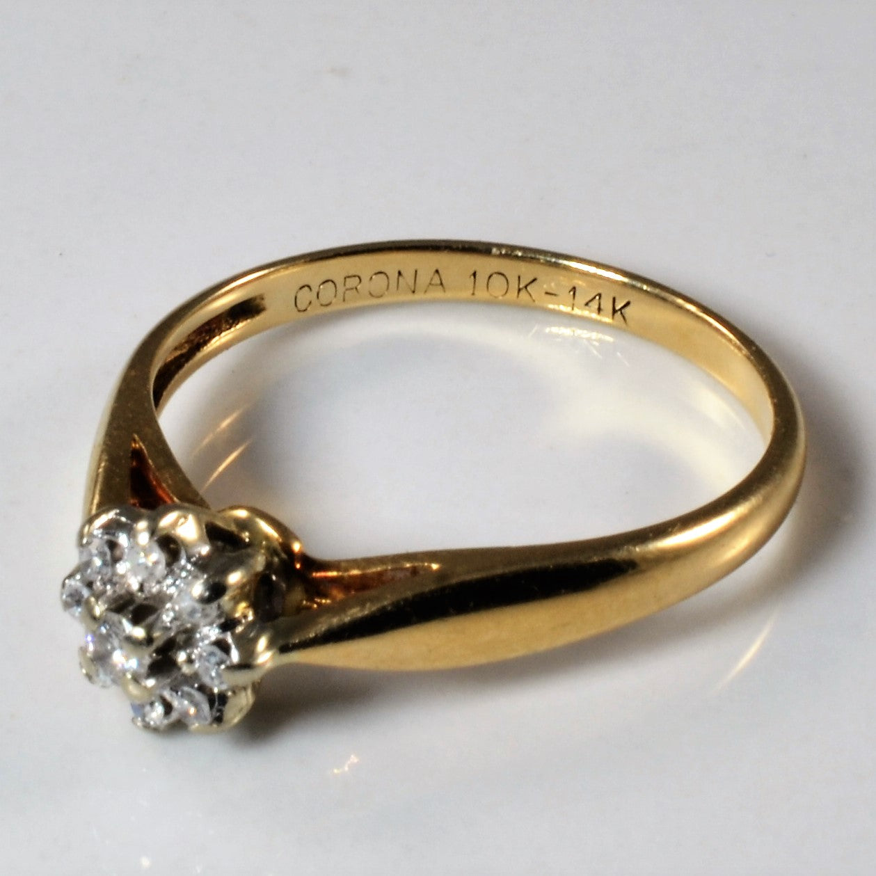 Cluster Diamond Ring | 0.15ctw | SZ 6.25 |