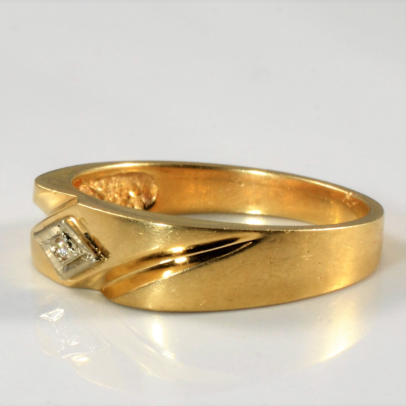 Solitaire Diamond Band | 0.025ct | SZ 9.75 |