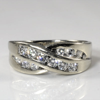 Double Channel Bypass Band | 0.63ctw | SZ 10.75 |