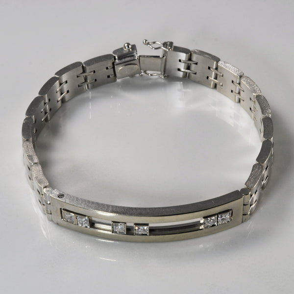 Princess Diamond Slider Bracelet | 1.26ctw | 8.5