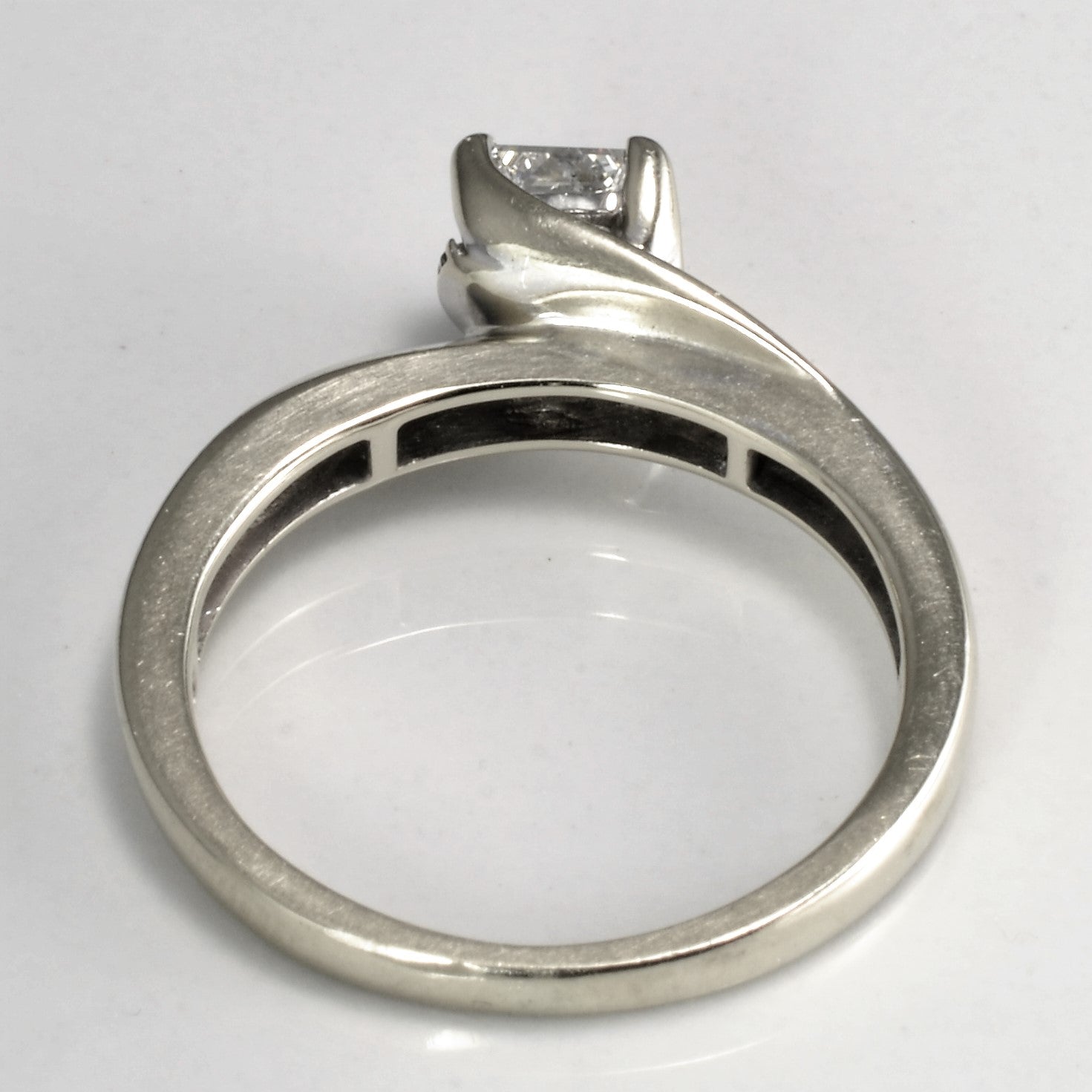 Hidden Halo Bypass Diamond Engagement Ring | 0.50 ct | SI2, G | SZ 6.5 |