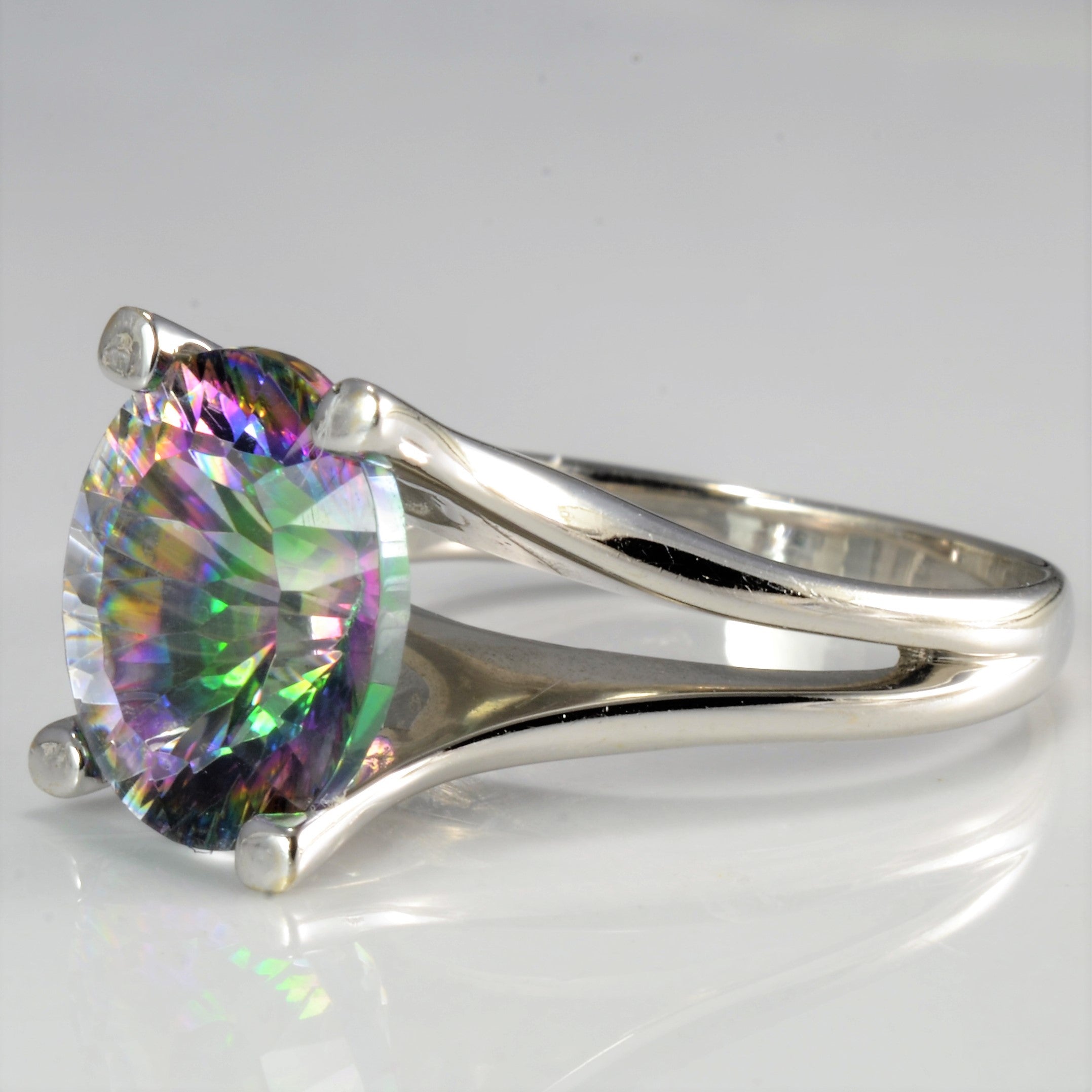 High Set Mystic Topaz Ring | SZ 7.5 |