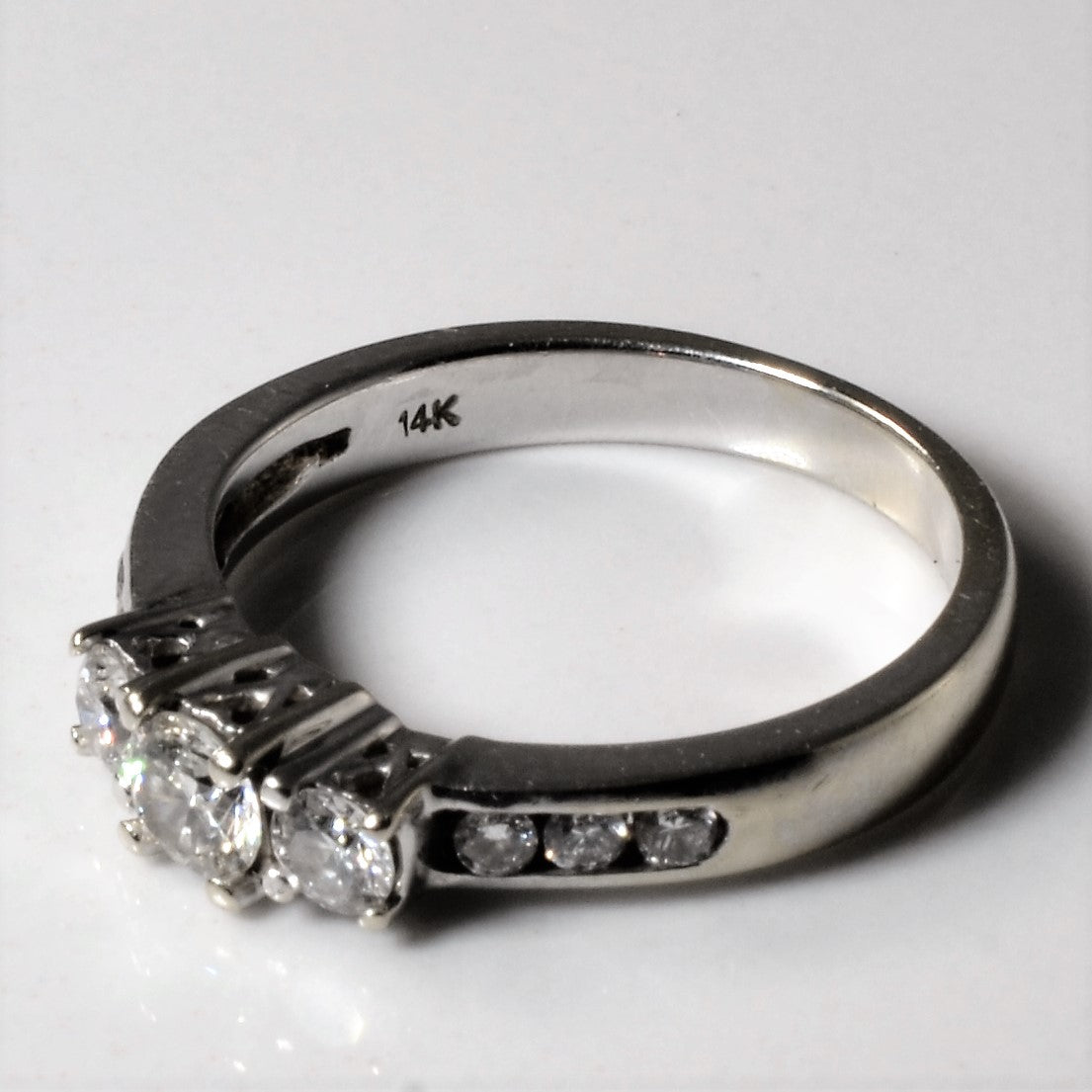 Three Stone Diamond Ring | 0.41ctw | SZ 4.75 |