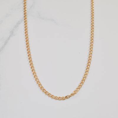 18k Yellow Gold Fancy Link Chain | 24