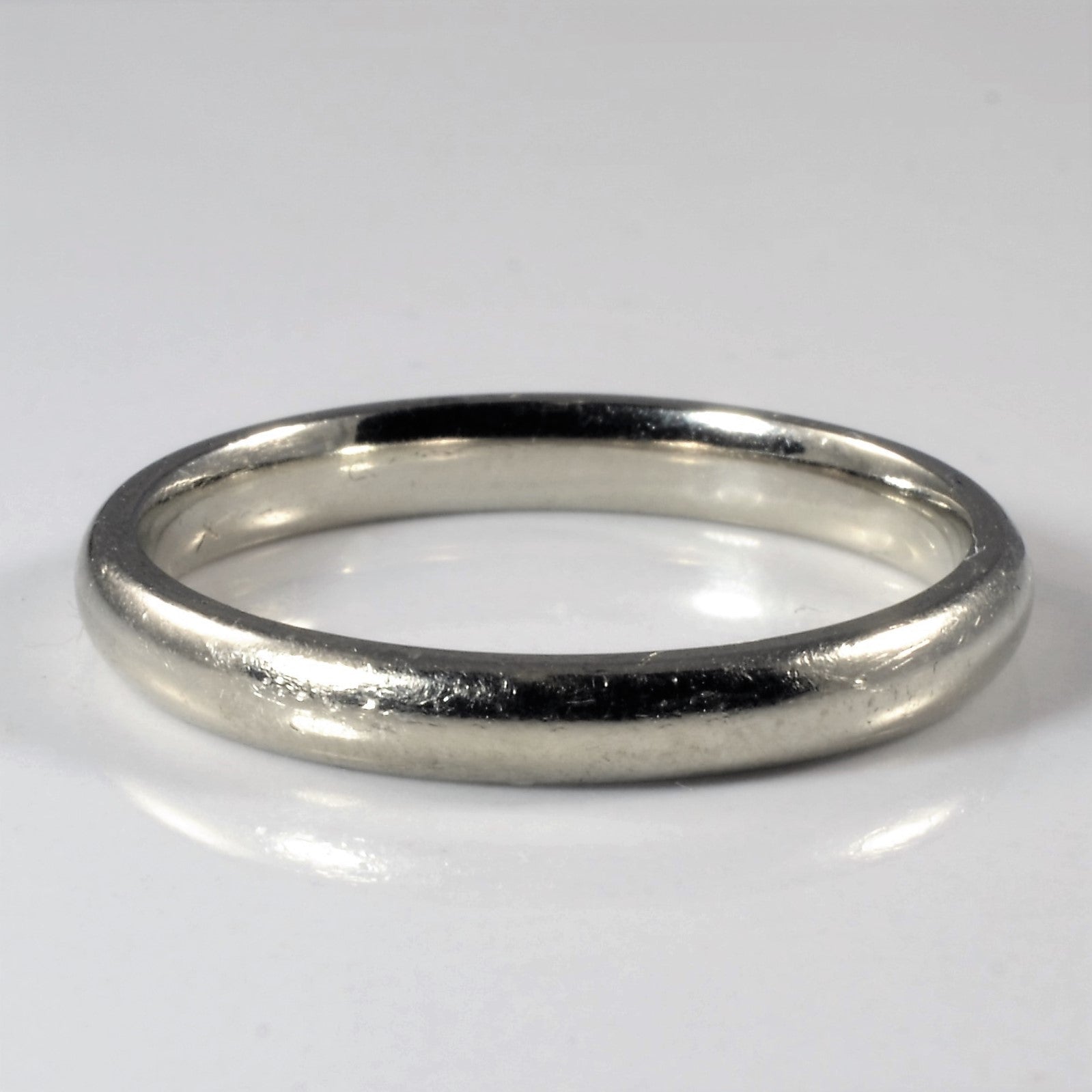 Classic White Gold Band | SZ 11 |