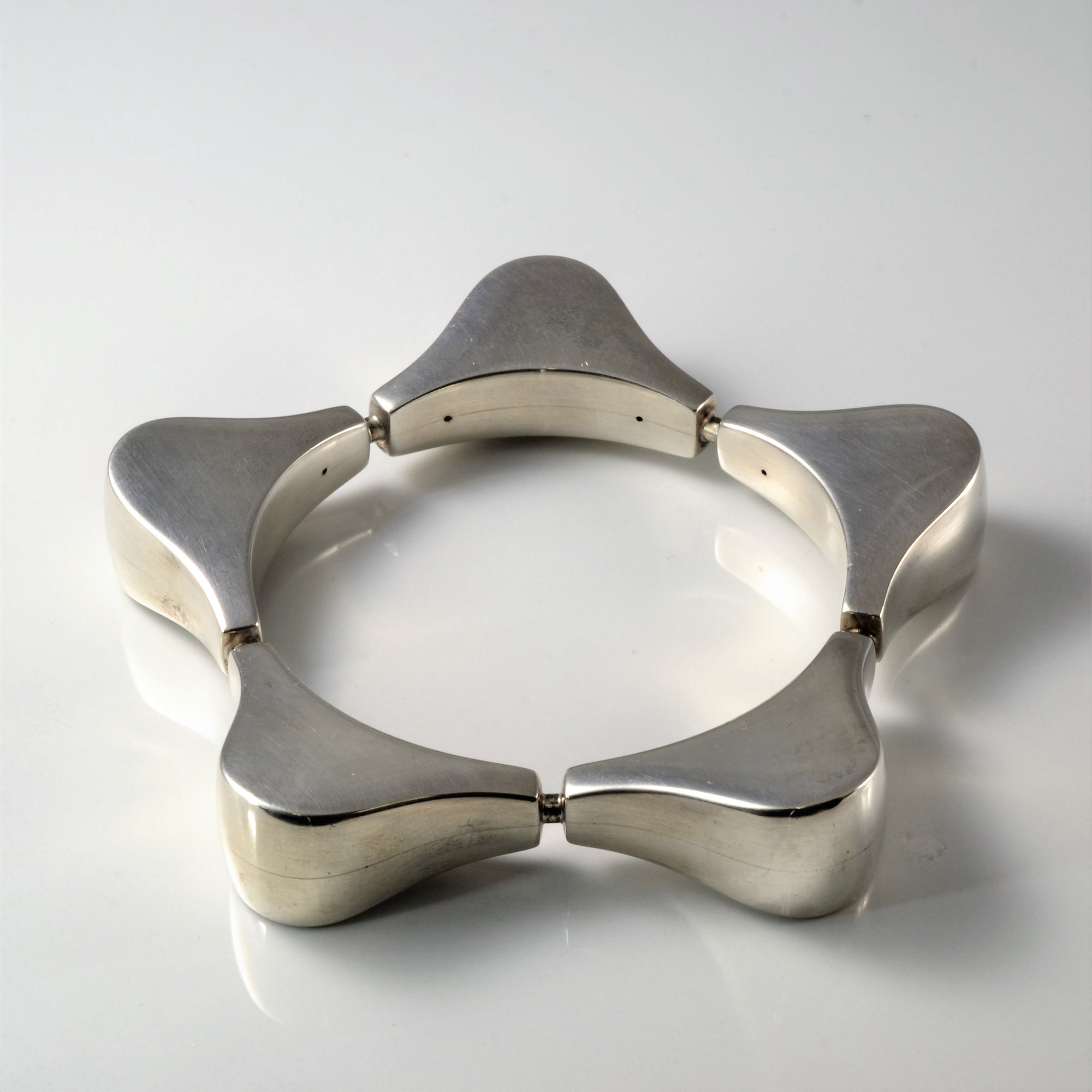 Astrid Fog For Georg Jensen Sterling Silver Bracelet Circa 1960s Denmark| 8