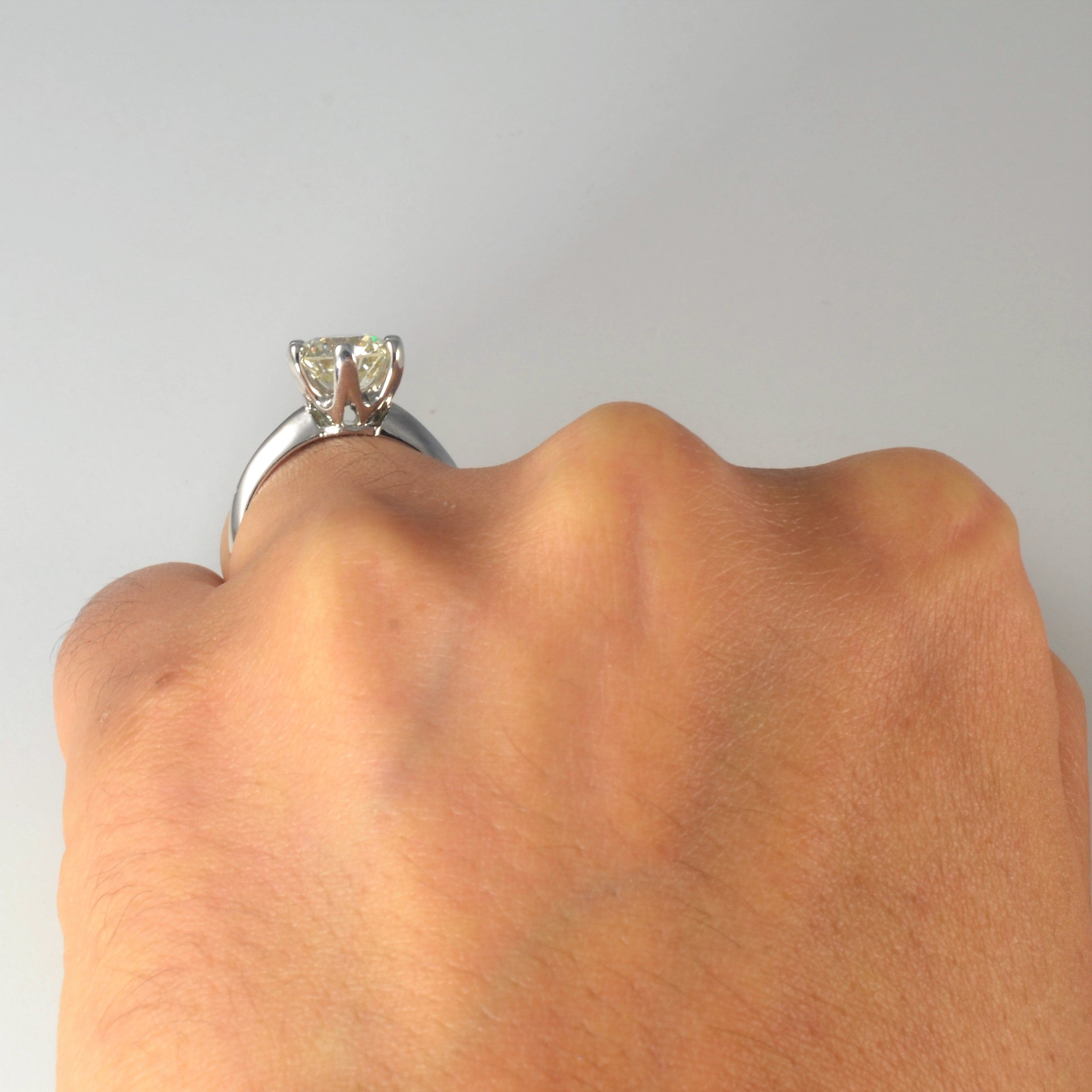 Six Prong Knife Edge Solitaire Diamond Ring | 2.00ct | SZ 5.5 |