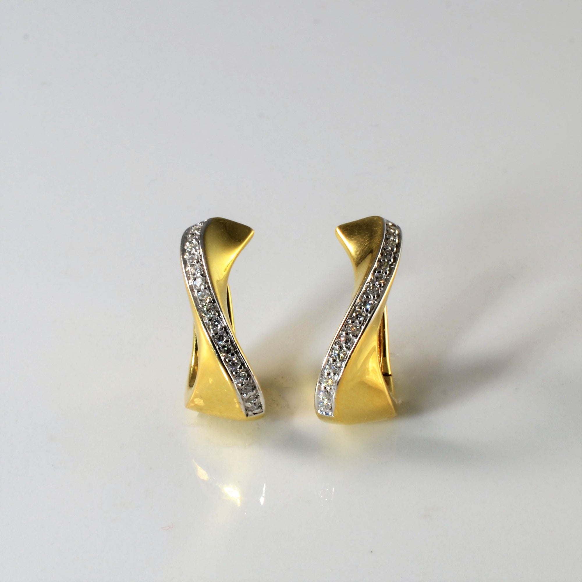 Birks' Diamond Twist Earrings | 0.08ctw |