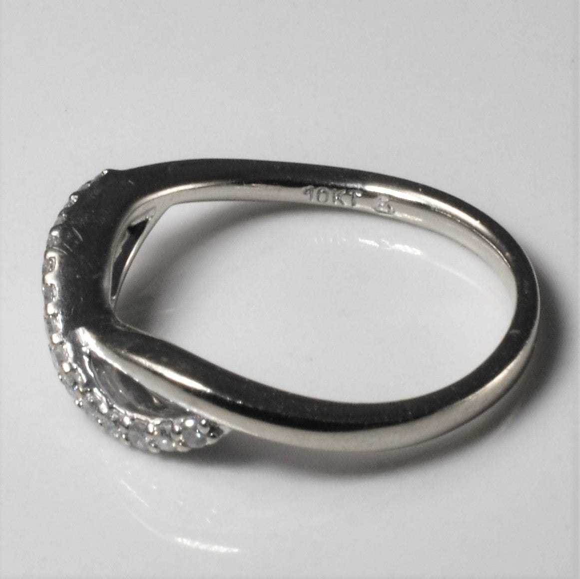 Pave Diamond Infinity Ring | 0.08ctw | SZ 5.25 |