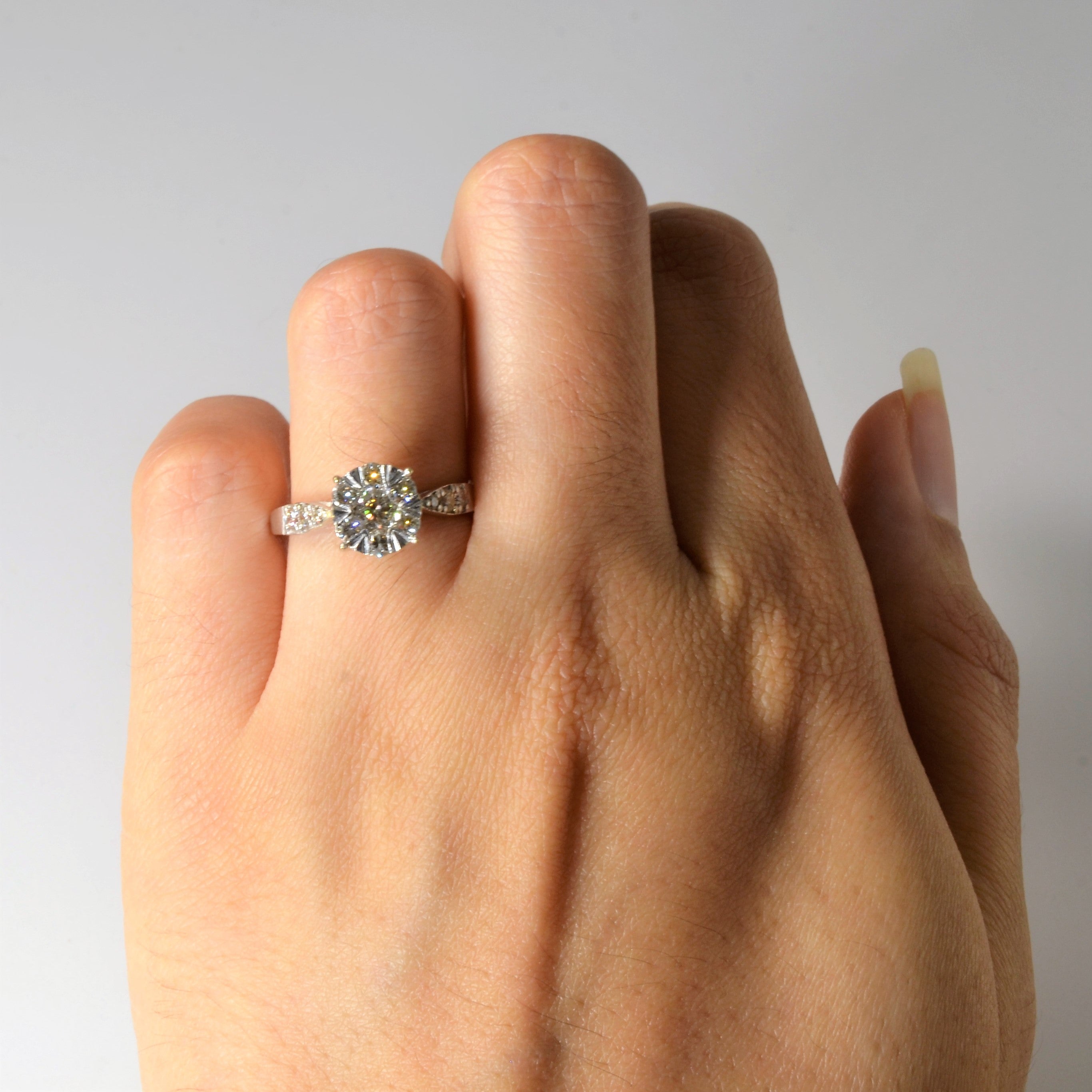 High Set Diamond Cluster Ring | 0.66ctw | SZ 5.75 |