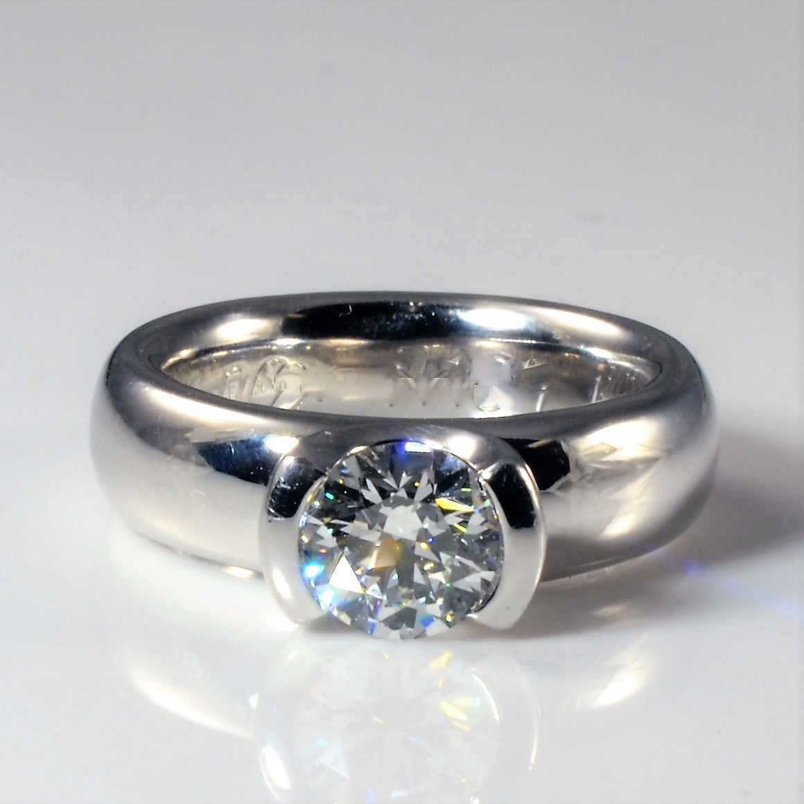 Birks' Semi Bezel Set Diamond Ring | 0.68ct | SZ 3.5 |