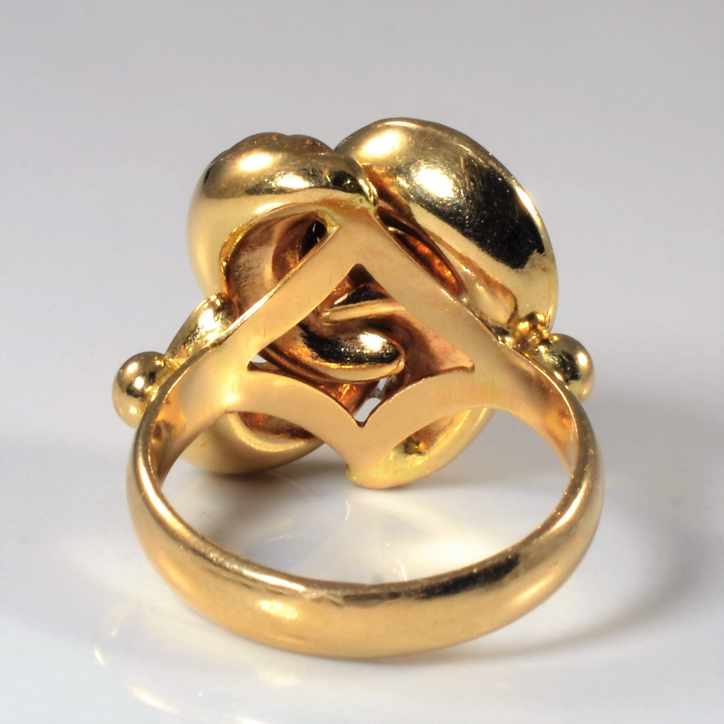 Textured Gold Swirl Ring | SZ 5.75 |