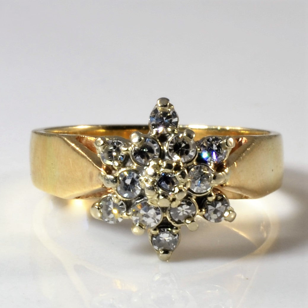 Cluster Set Diamond Ring | 0.39ctw | SZ 5.75 |