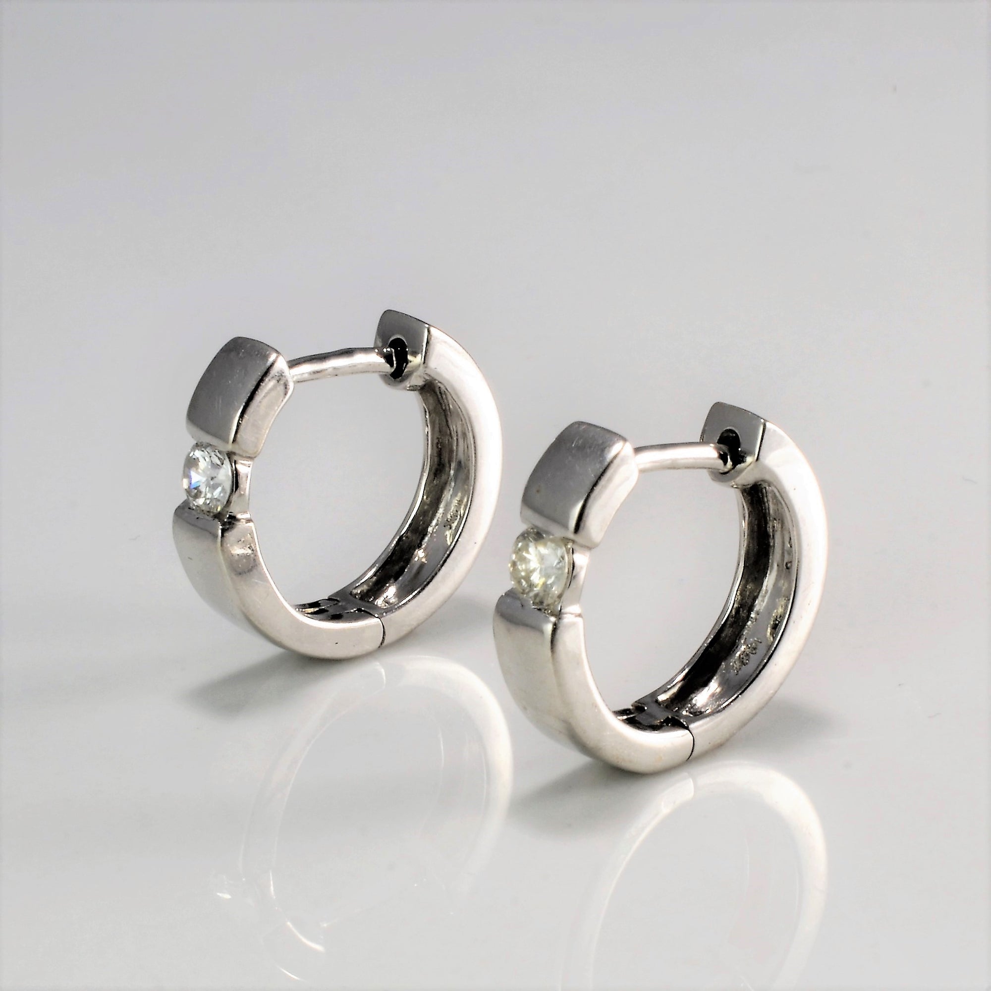 Diamond Huggie Earrings | 0.24 ctw |
