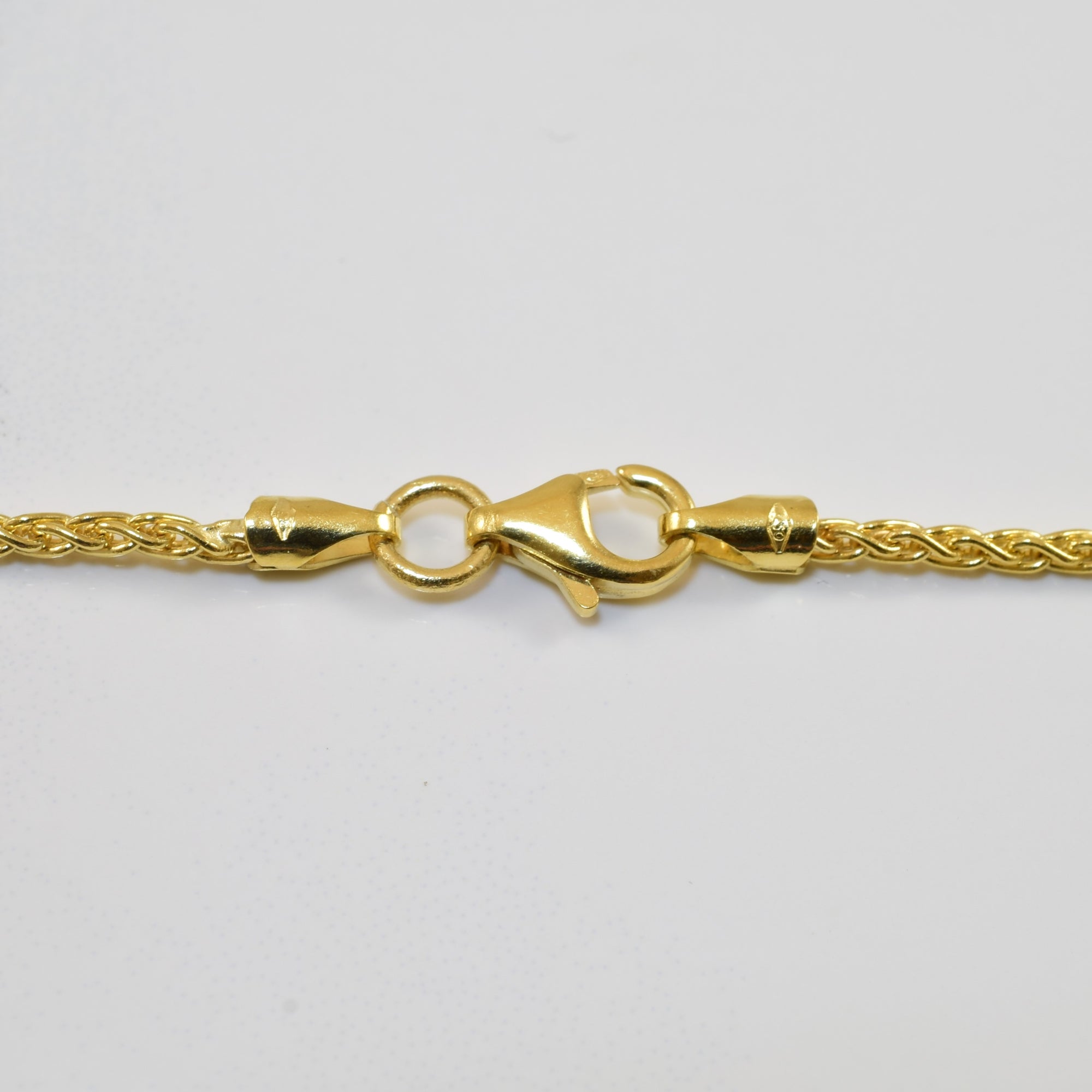 18k Yellow Gold Long Wheat Chain | 32