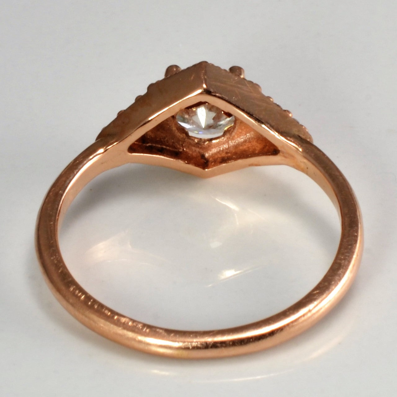 Milgrain Detailed Diamond Engagement Ring | 0.63 ctw | VS2, I | SZ 6 |