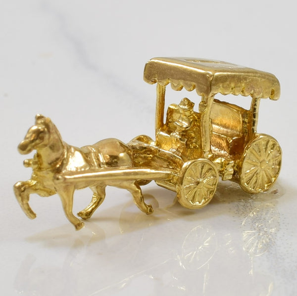 Horse Drawn Carriage Pendant |