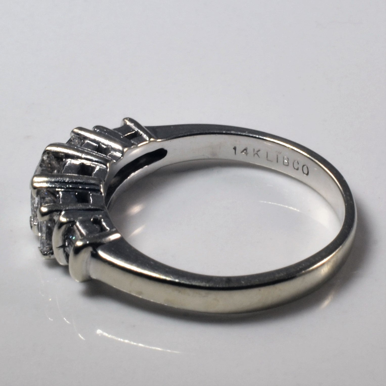 Three Stone Princess Diamond Ring | 1.01ctw | SZ 6.75 |