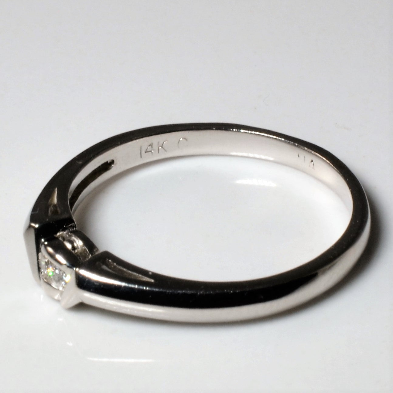 Double Diamond Nesting Band | 0.03ctw | SZ 7.75 |