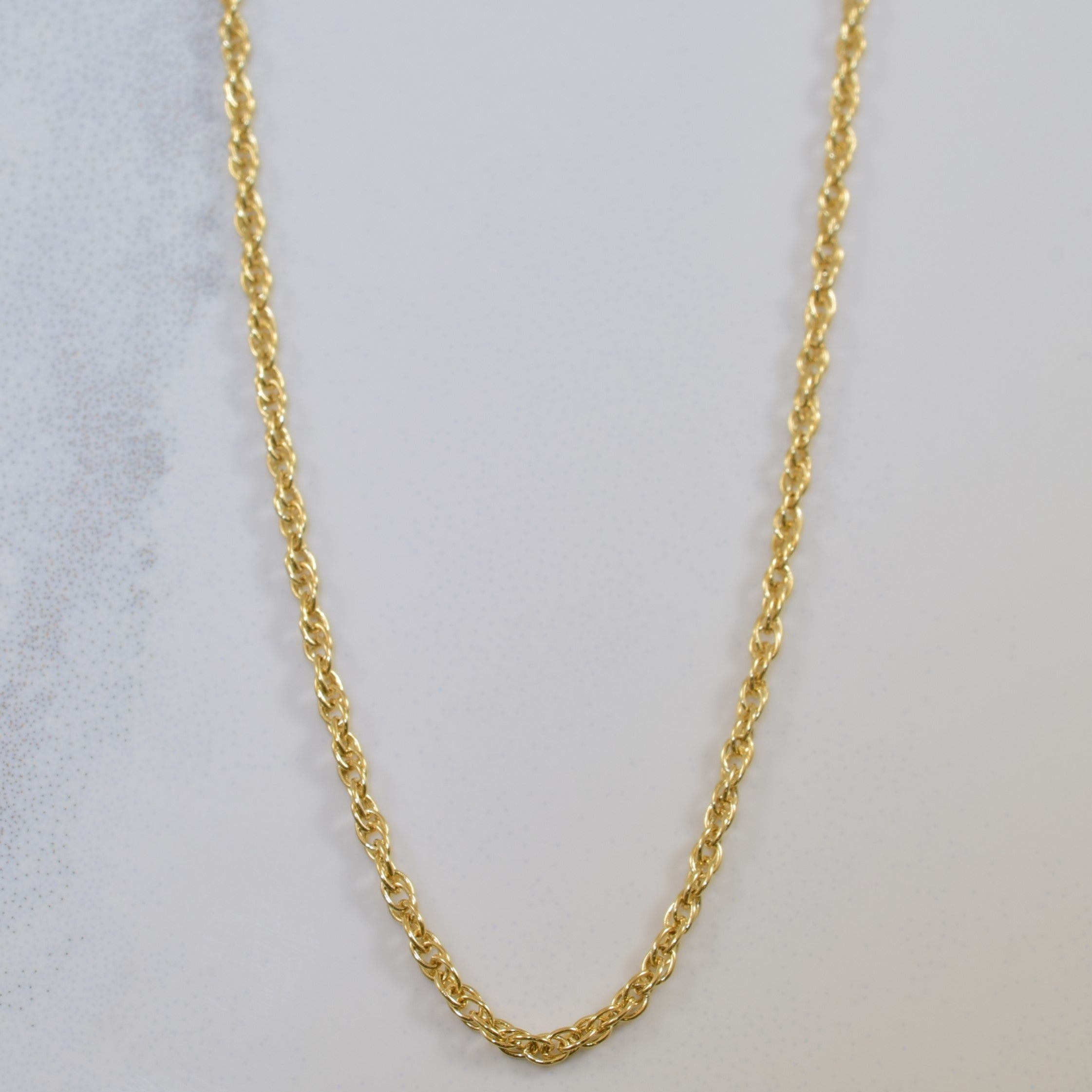 14k Yellow Gold Prince of Wales Chain | 18