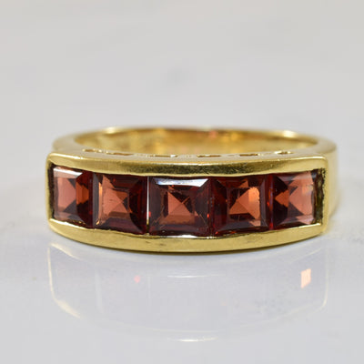 Channel Set Garnet Ring | 2.00ctw | SZ 7.25 |