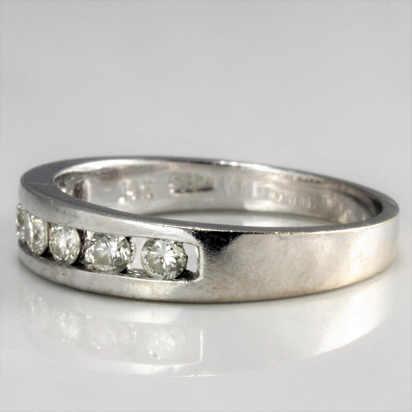 Channel Diamond Semi Eternity Wedding Band | 0.28 ctw, SZ 5.75 |