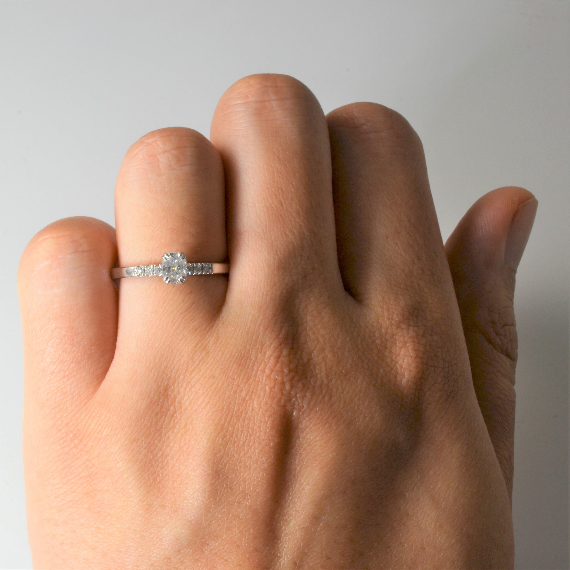 Cushion Cut Diamond Engagement Ring | 0.44ctw | SZ 6.25 |