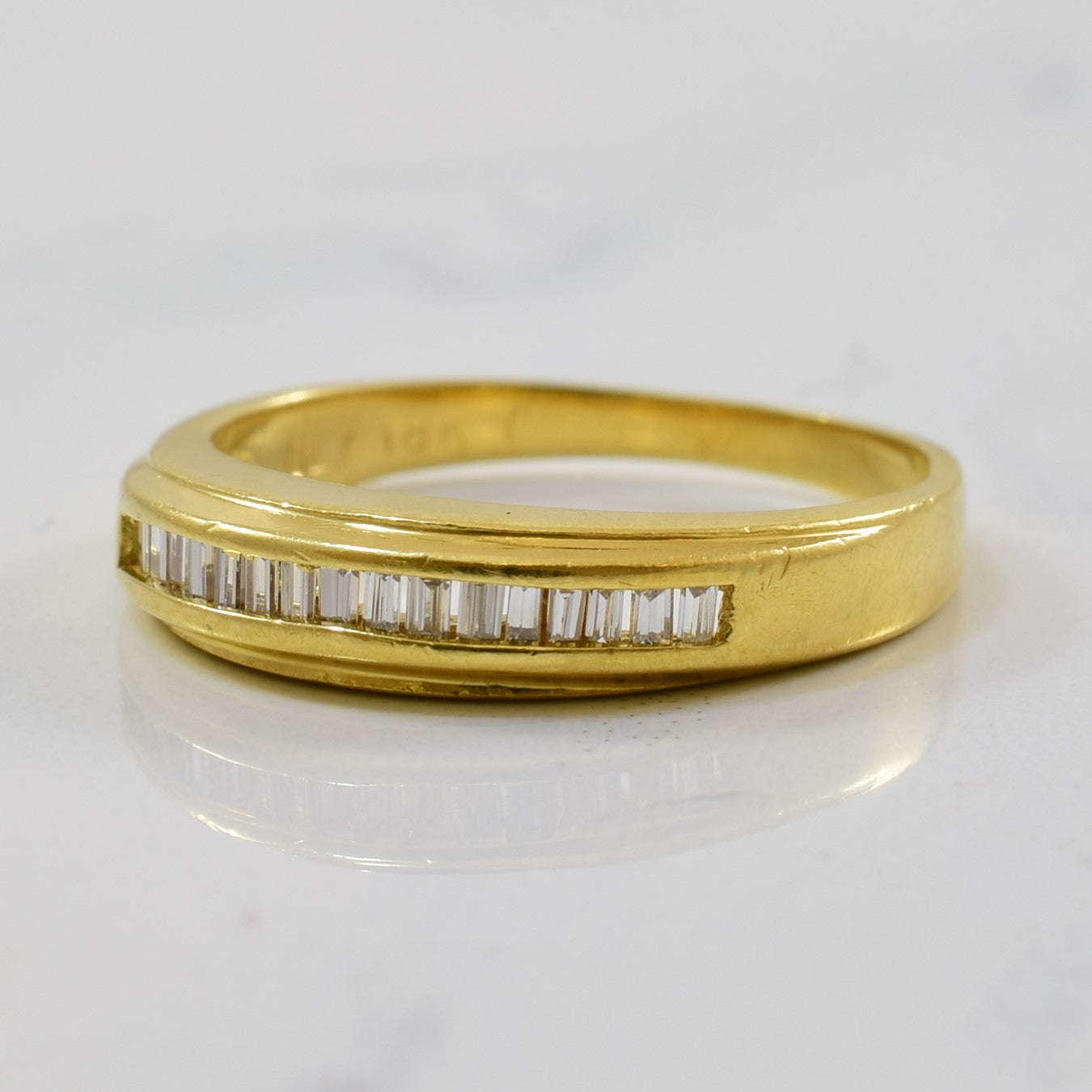 Channel Set Baguette Diamond Ring | 0.06ctw | SZ 5.25 |