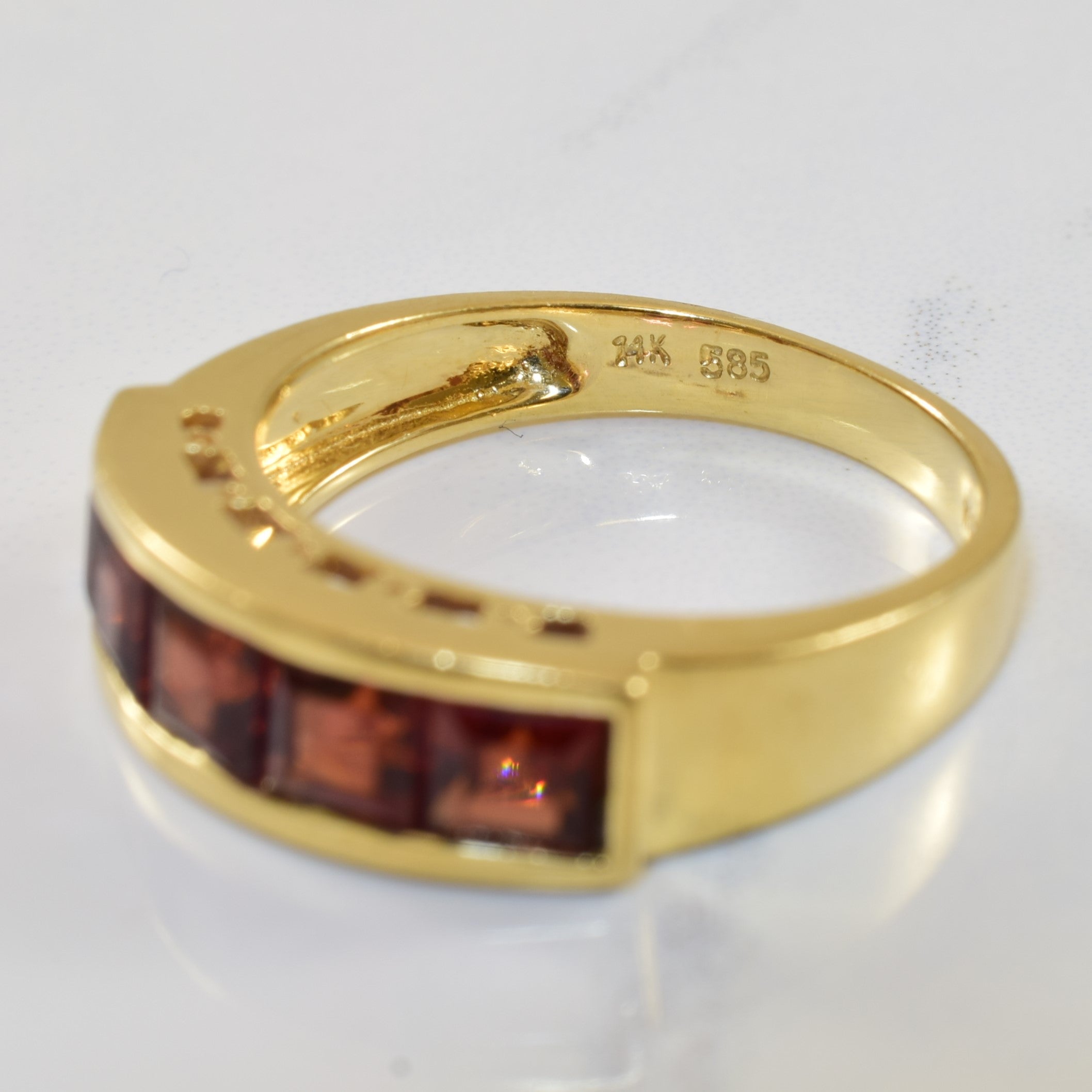 Channel Set Garnet Ring | 2.00ctw | SZ 7.25 |