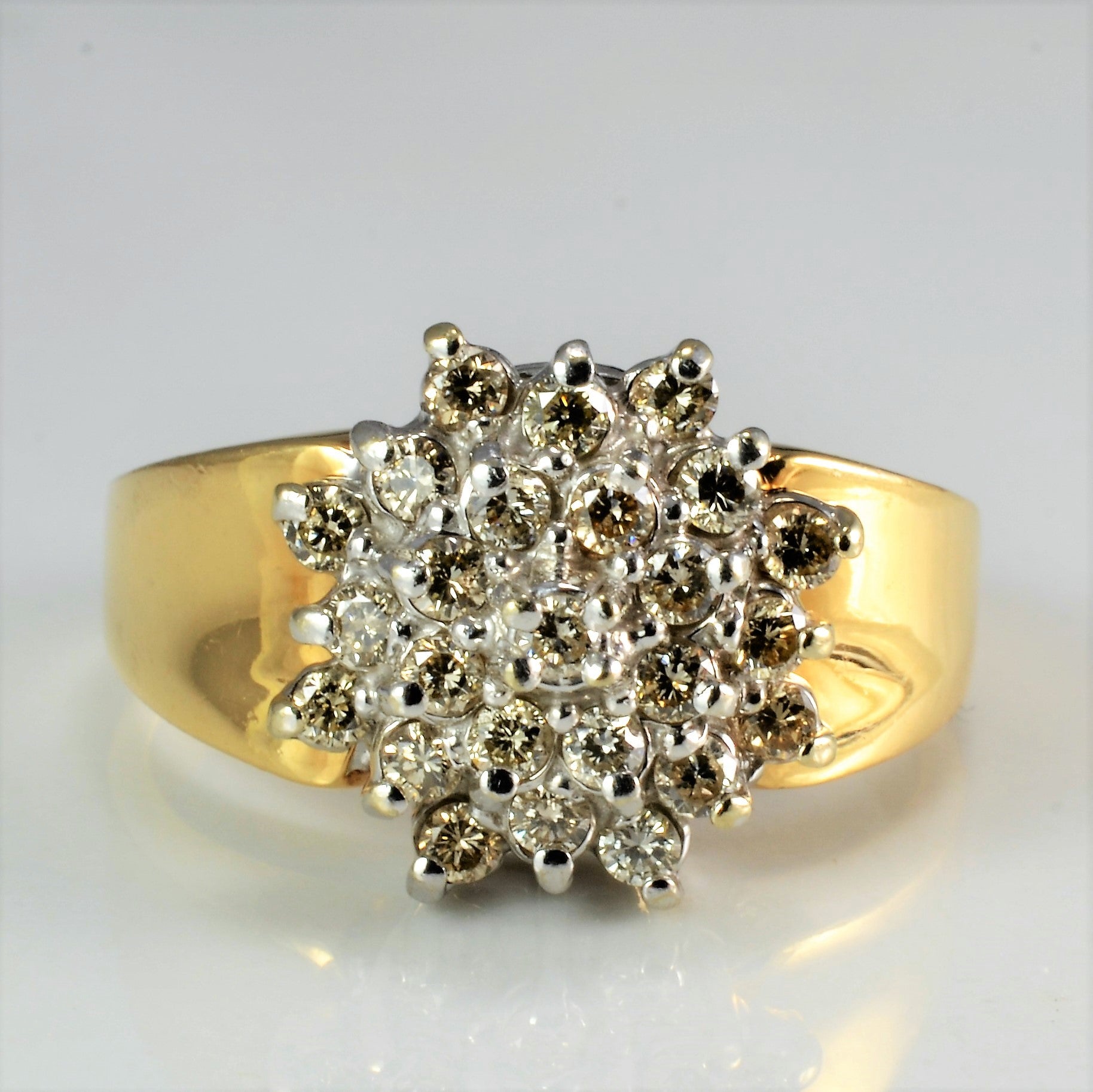 Cluster Diamond Ring | 0.35 ctw, SZ 6.25 |