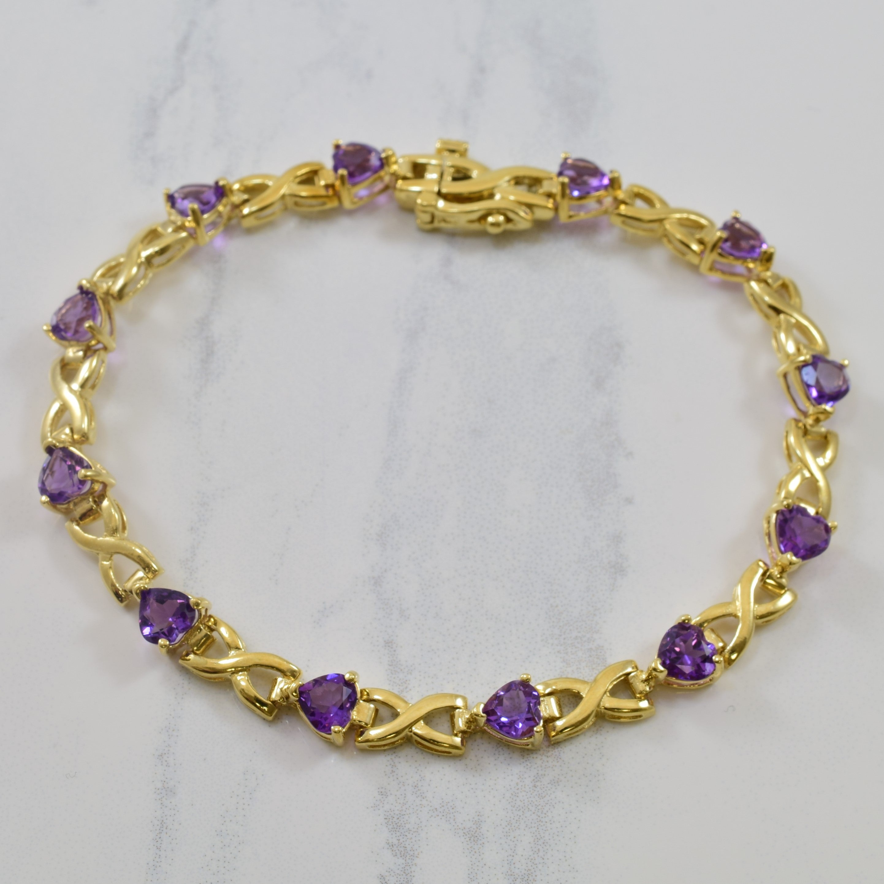 Amethyst Infinity Bracelet | 4.80ctw |