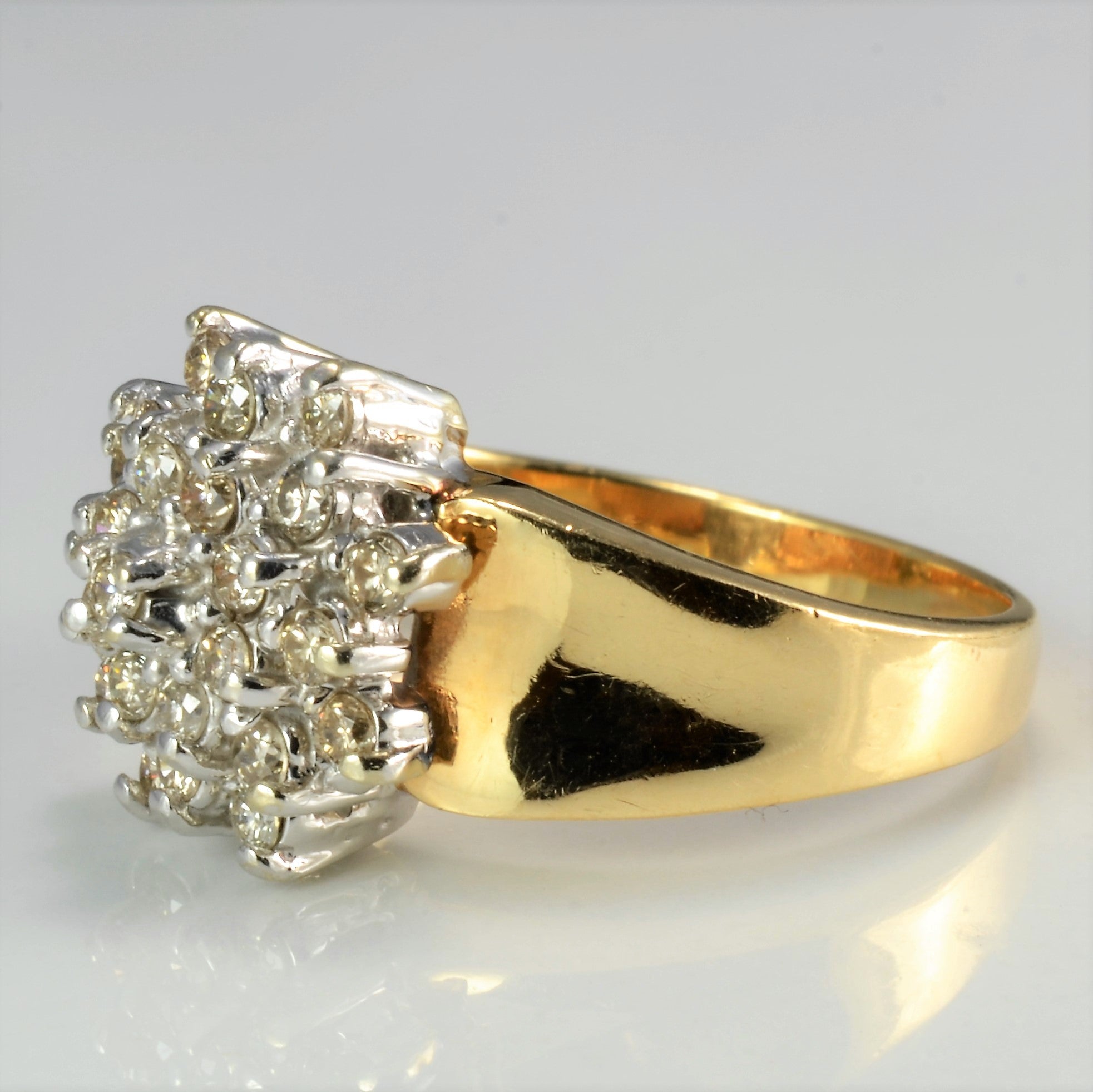 Cluster Diamond Ring | 0.35 ctw, SZ 6.25 |