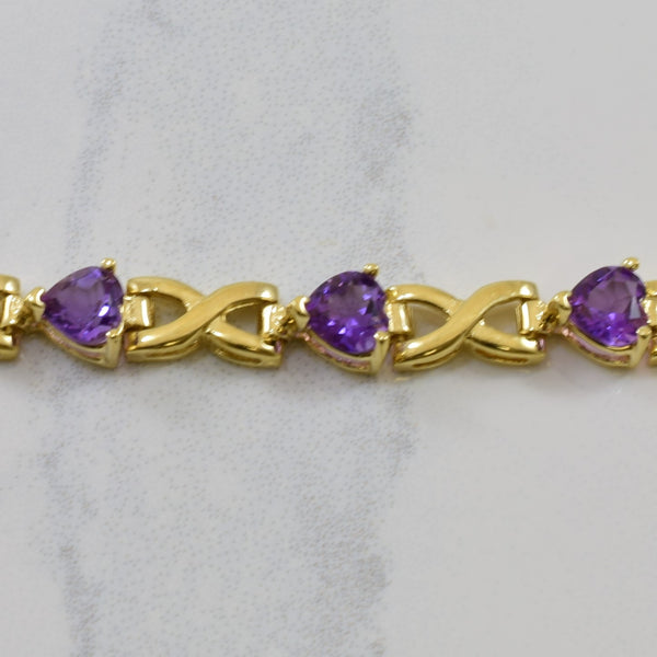 Amethyst Infinity Bracelet | 4.80ctw |