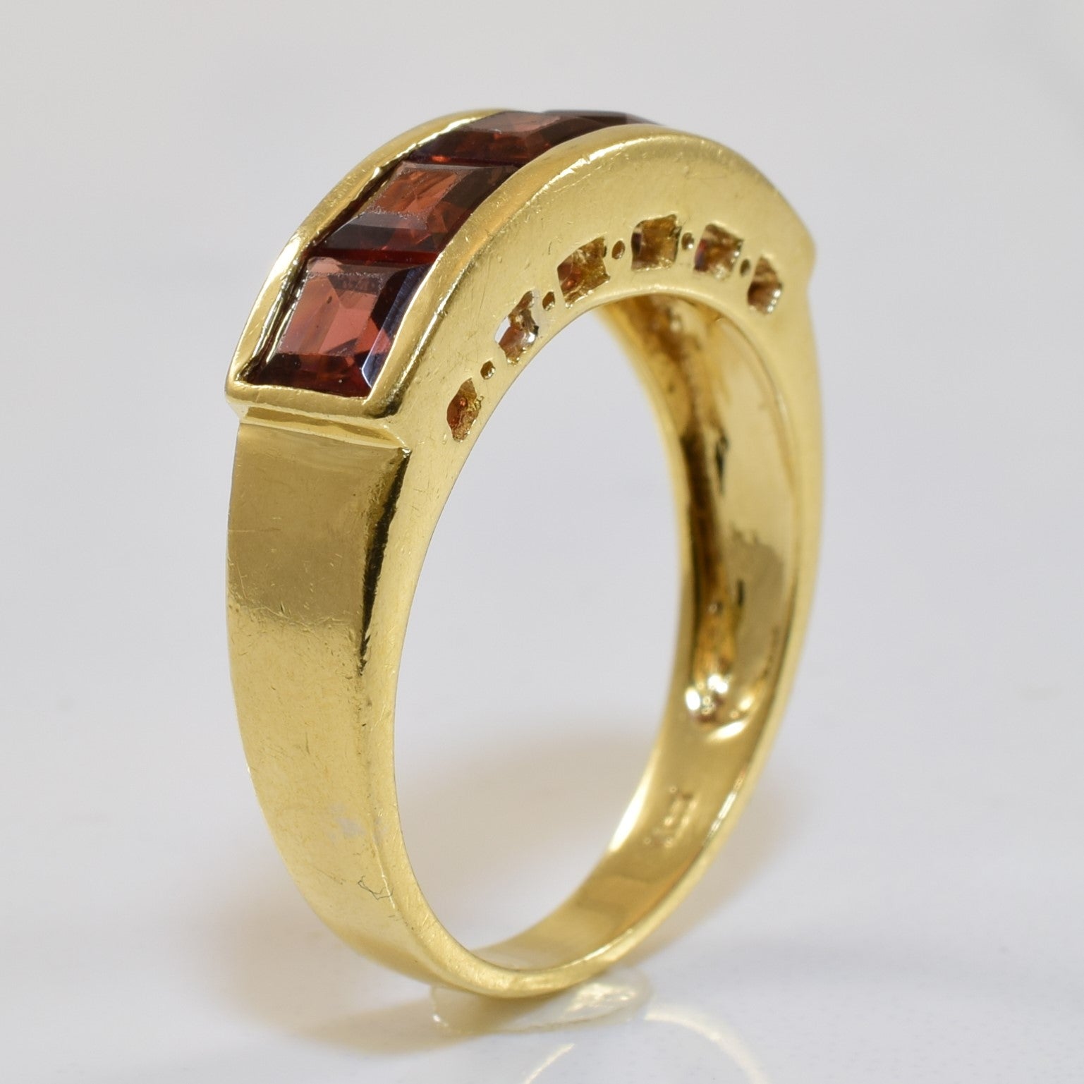 Channel Set Garnet Ring | 2.00ctw | SZ 7.25 |