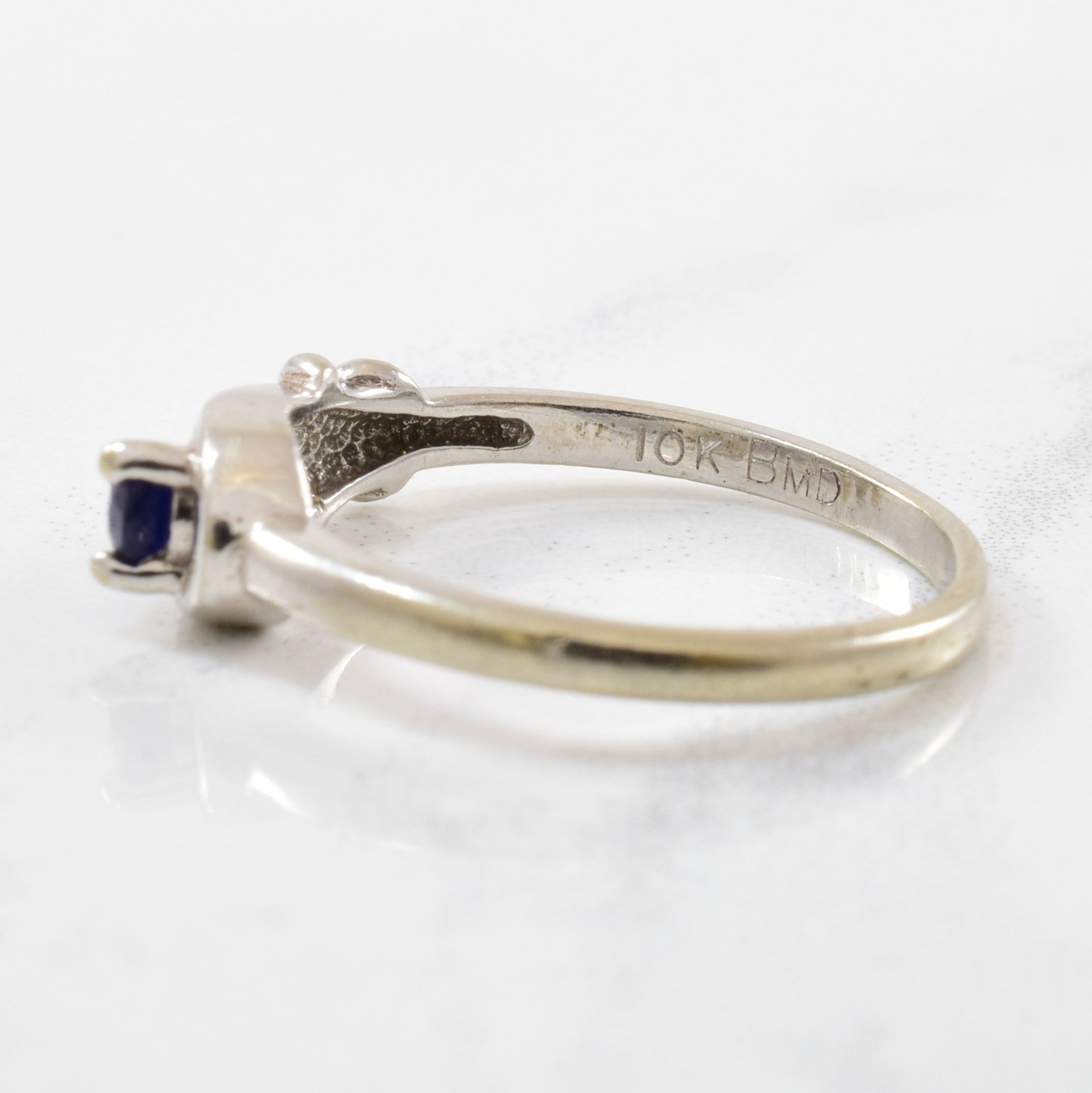 Sapphire Love Knot Ring | 0.15 ct | SZ 4.25 |