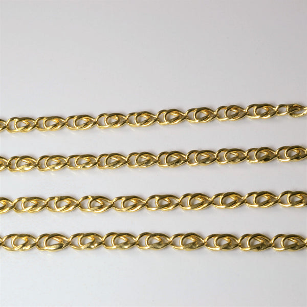 18k Yellow Gold Parallel Chain | 26