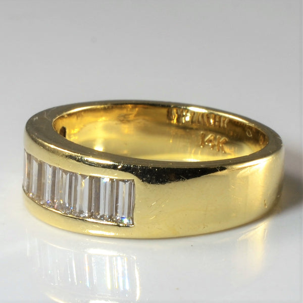 Baguette Diamond Gold Ring | 0.55ctw | SZ 6 |
