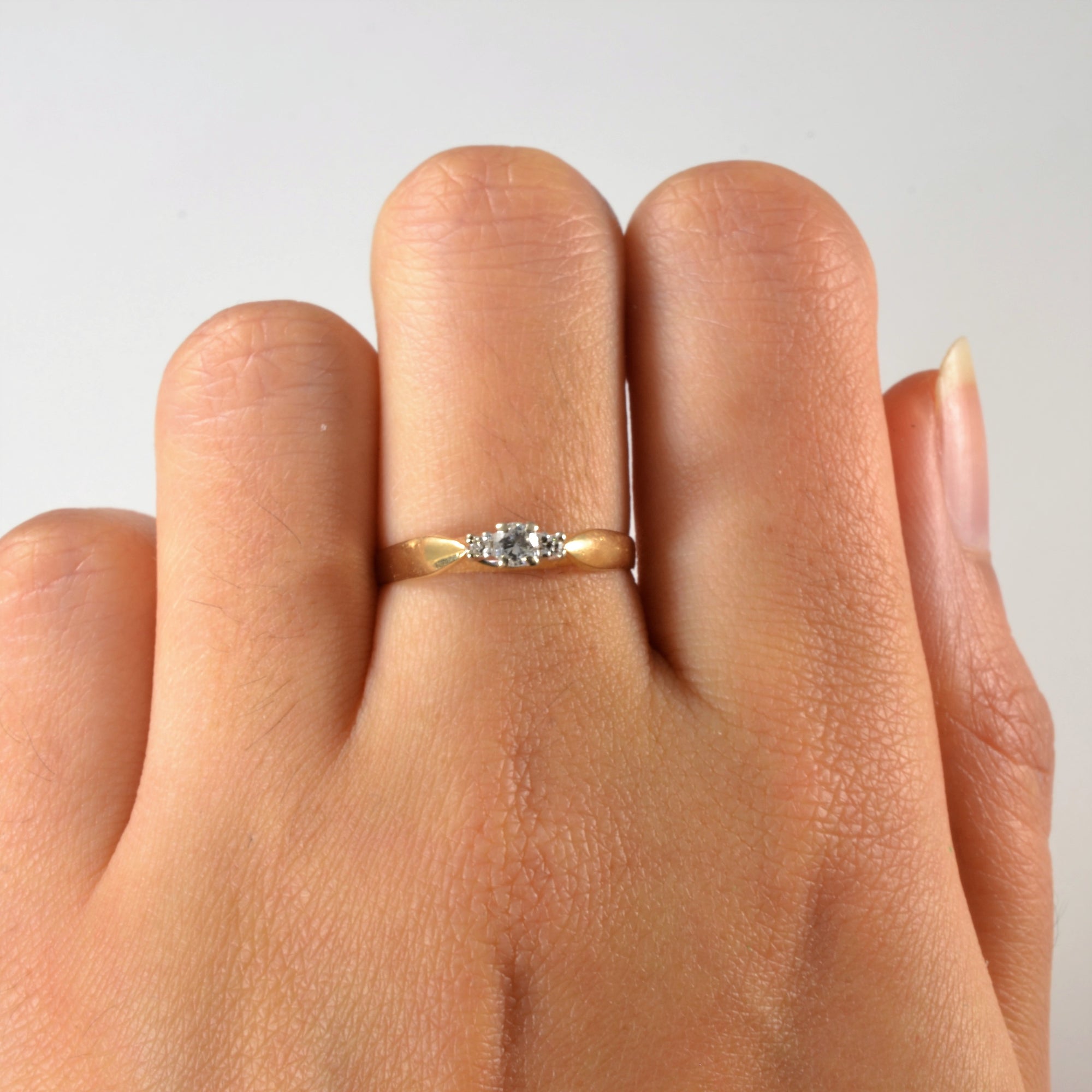 Three Stone Diamond Ring | 0.11ctw | SZ 7 |