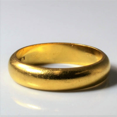 Early 1900s Yellow Gold Band | SZ 6.5 |