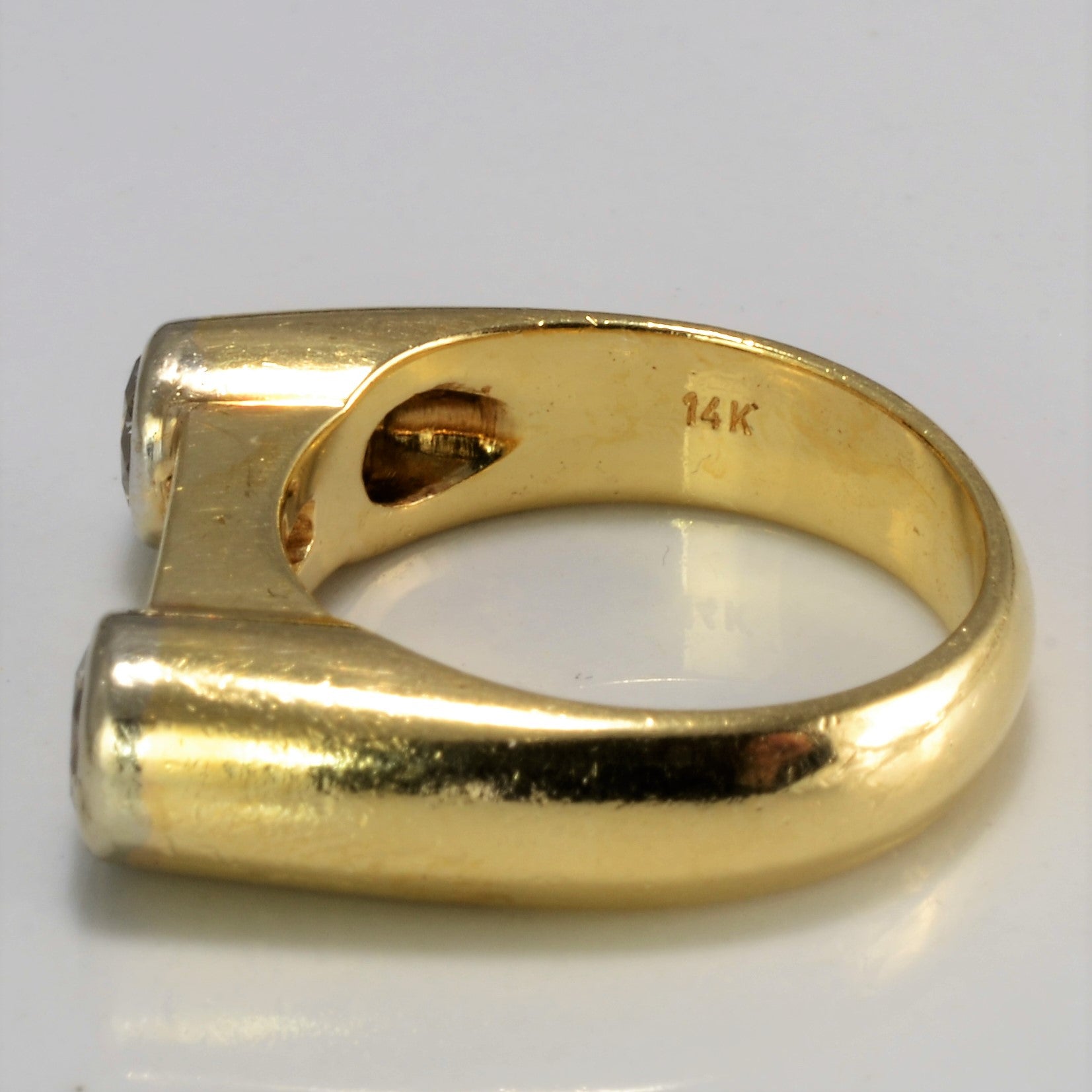 Bezel Set Diamond Ring | 0.77 ctw, SZ 5.5 |