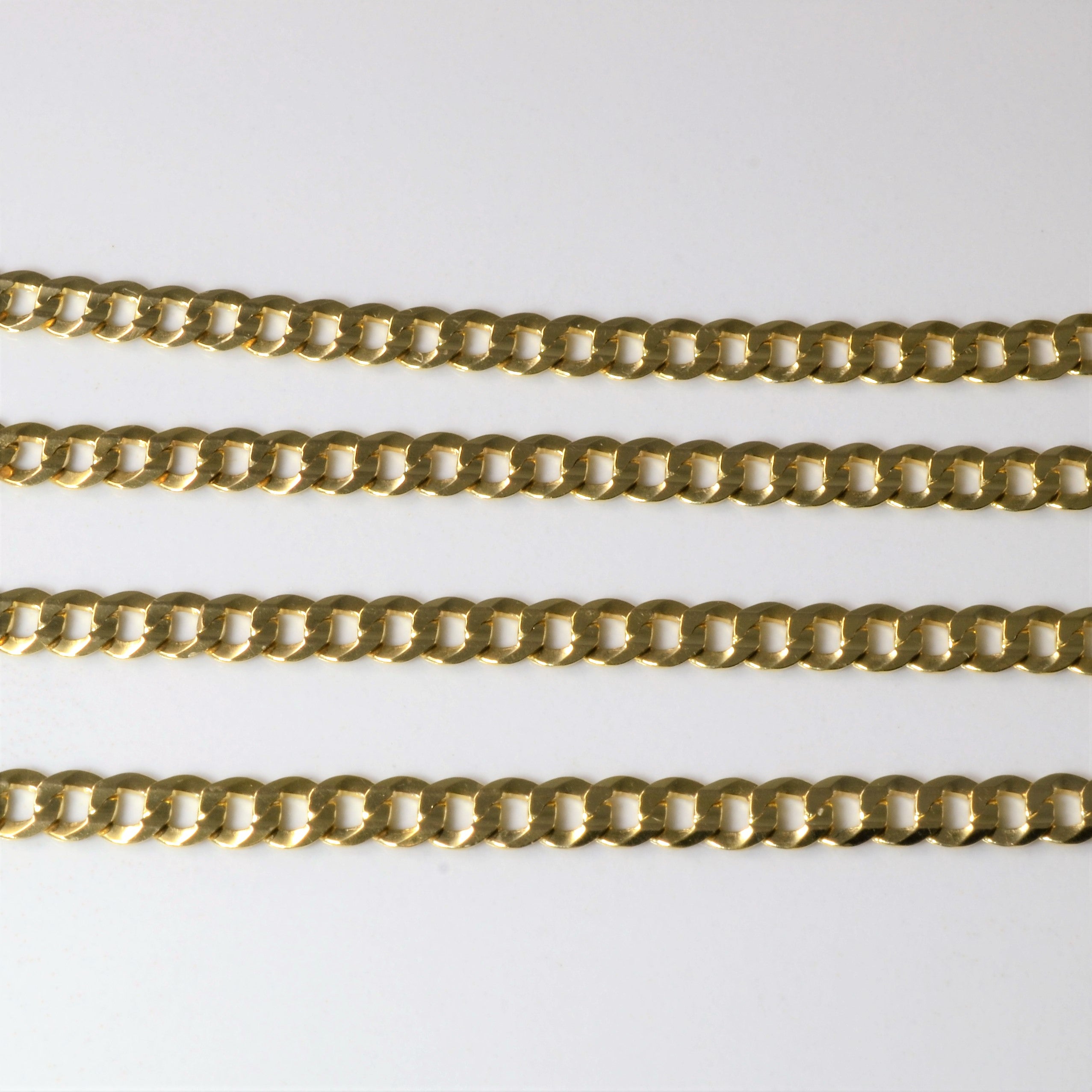 10k Yellow Gold Curb Chain | 20" |