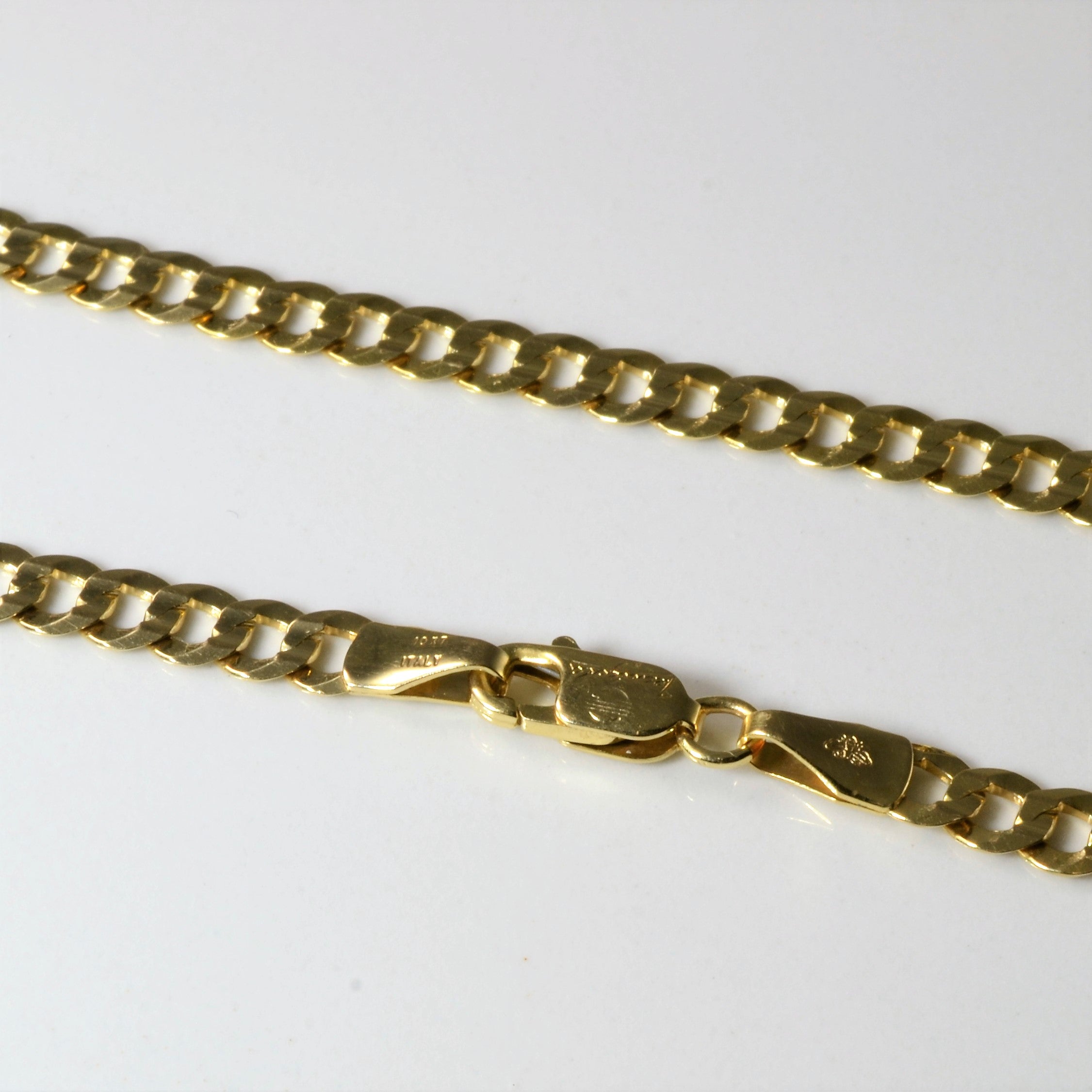 10k Yellow Gold Curb Chain | 20" |