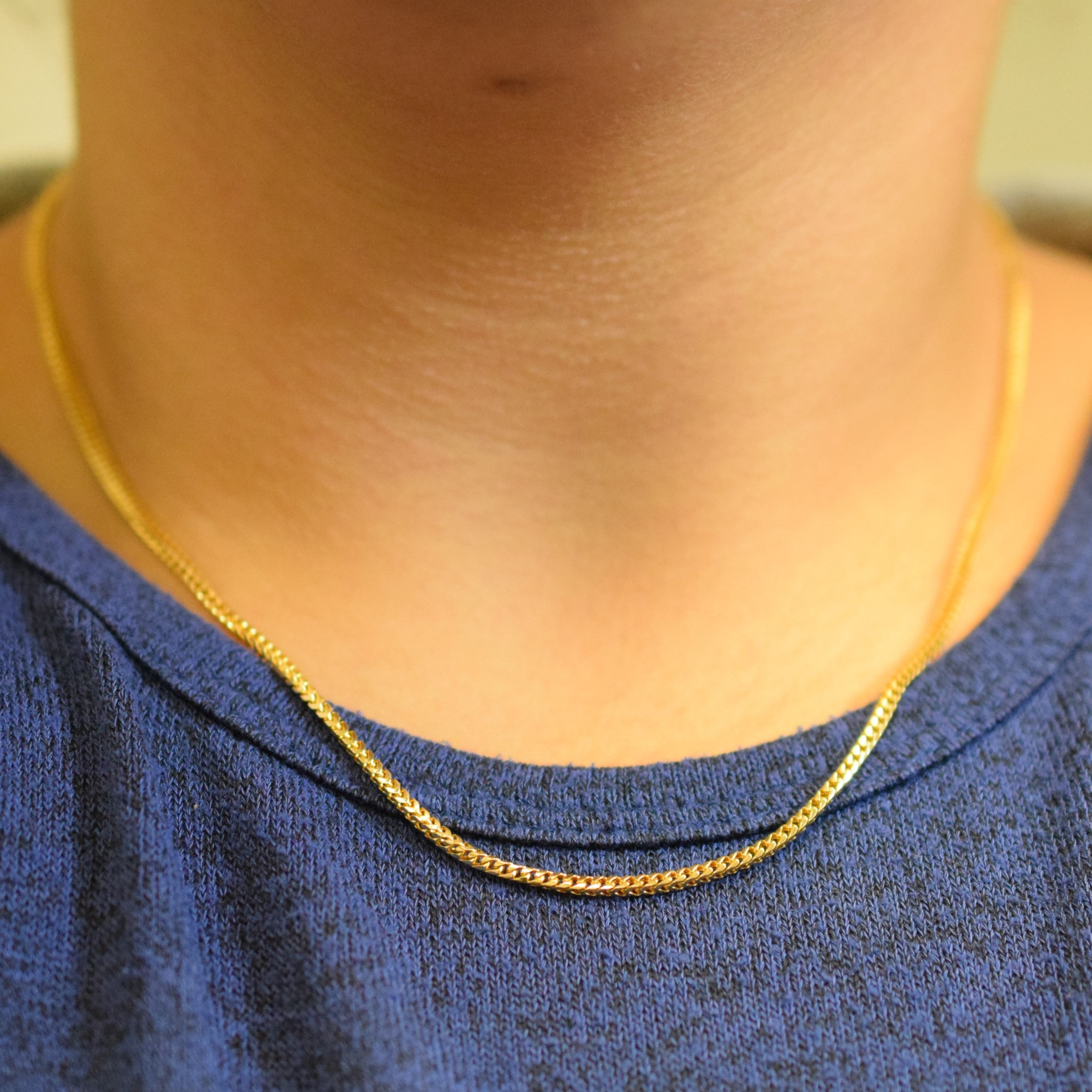 18k Yellow Gold Wheat Chain | 18" |