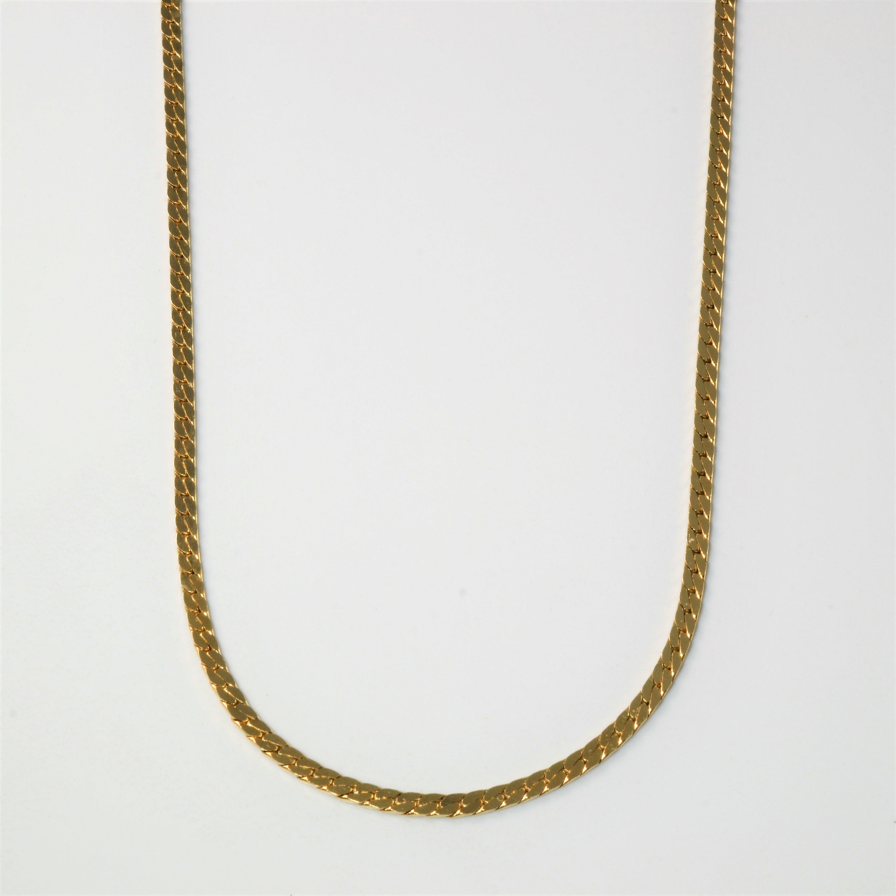 10k Yellow Gold S Link Chain | 17" |