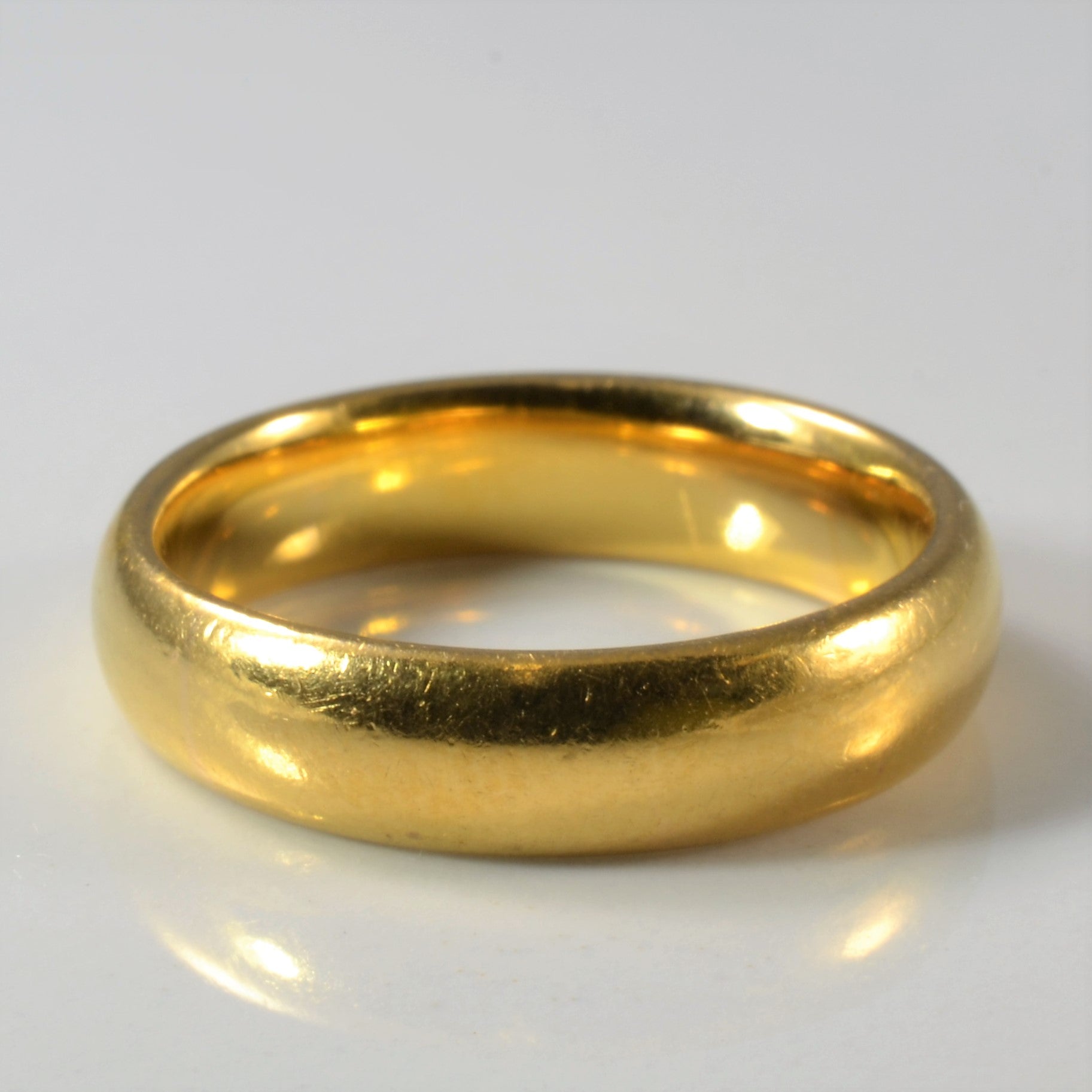 Heavy Yellow Gold Band | SZ 7.25 |