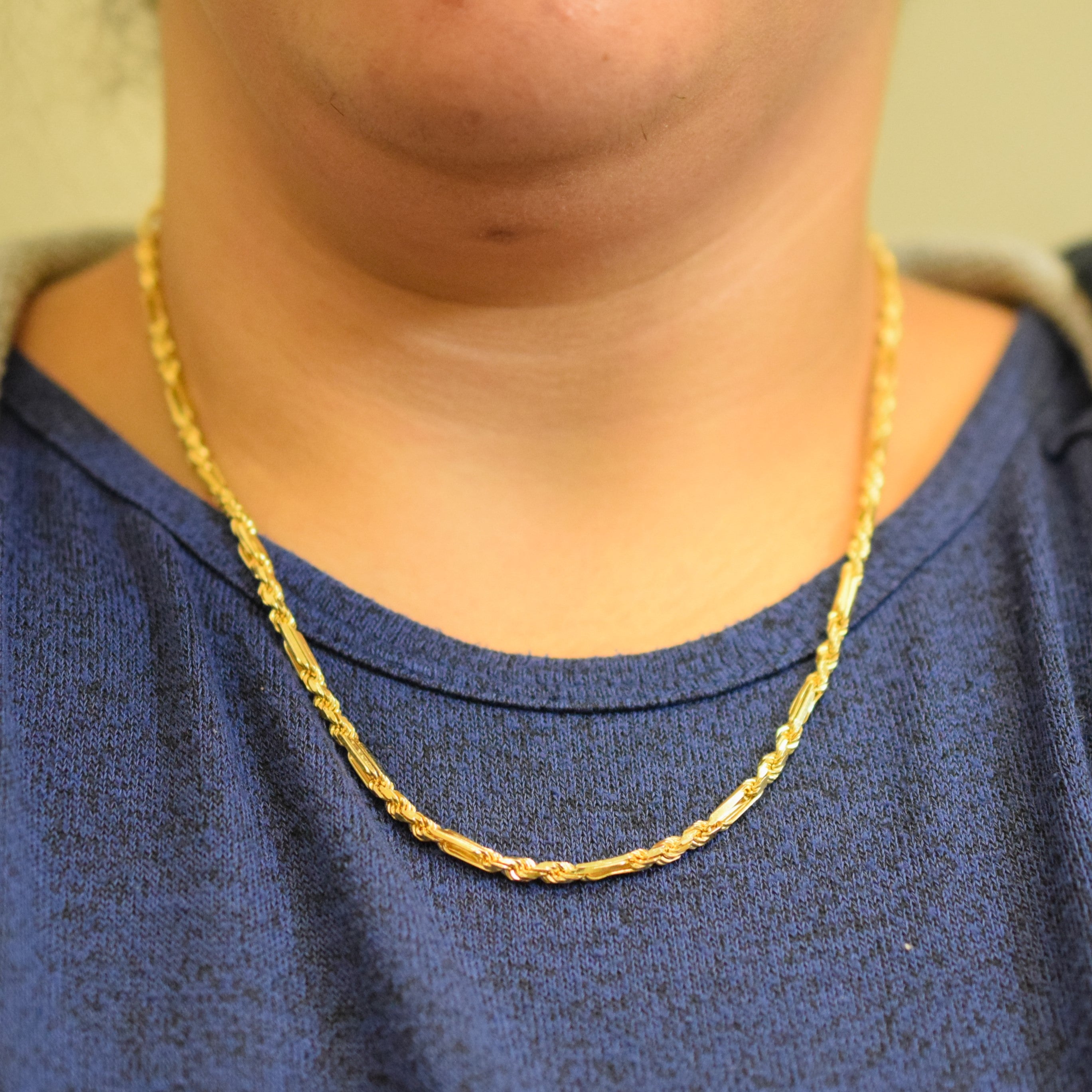 14k Yellow Gold Fancy Chain | 20" |