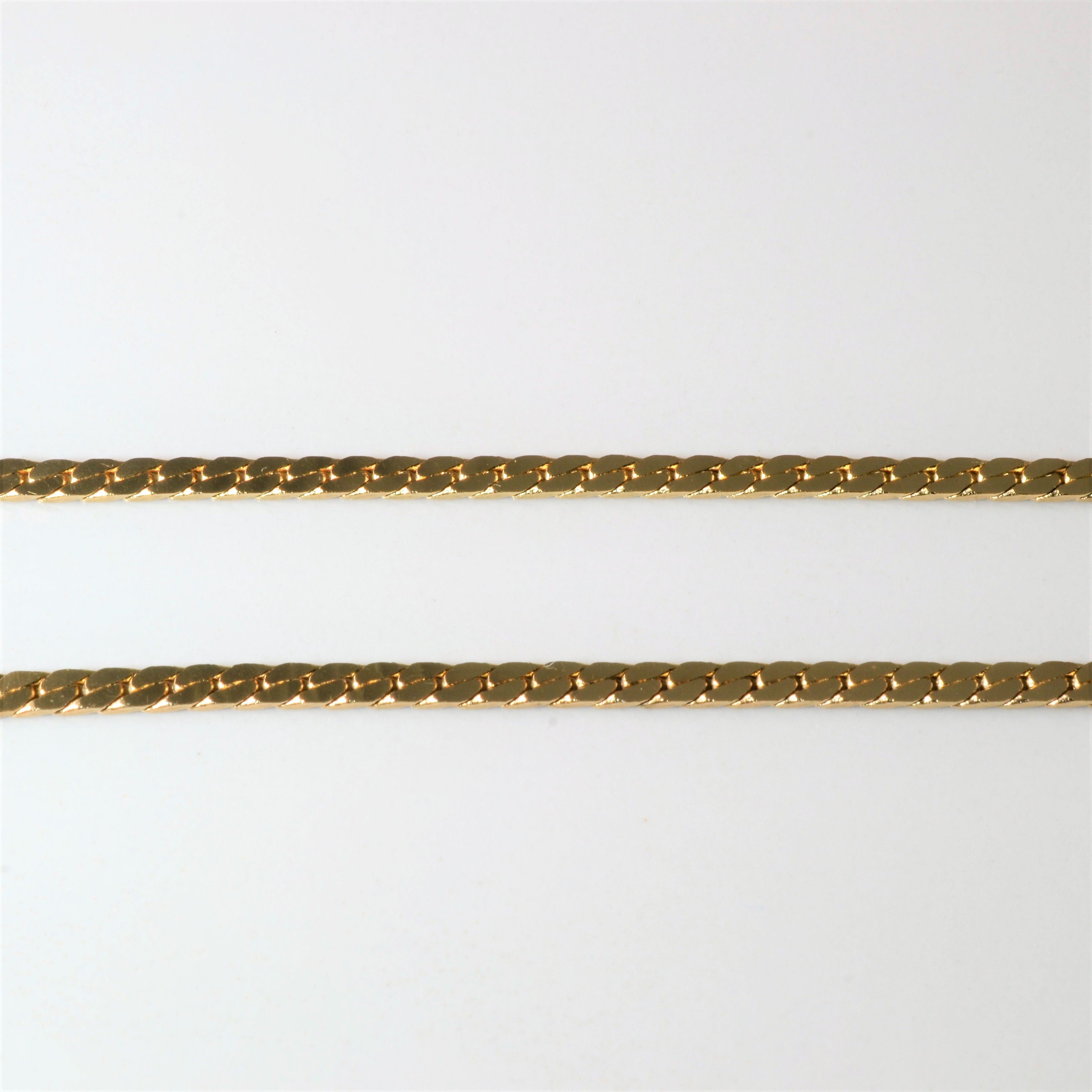 10k Yellow Gold S Link Chain | 17" |