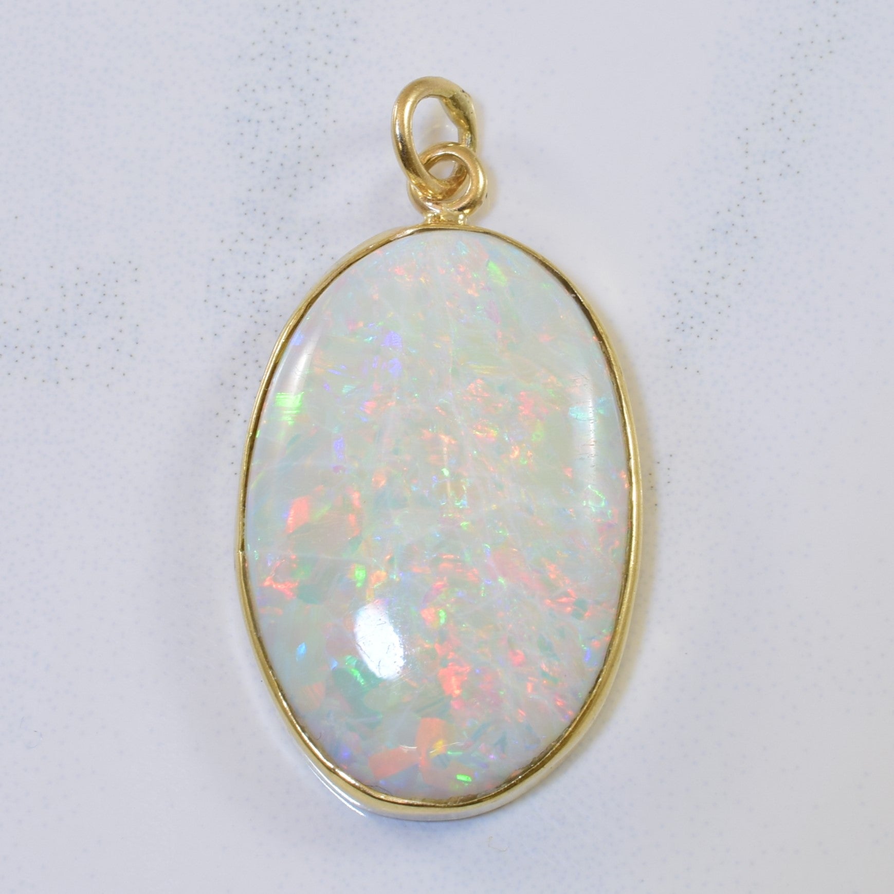 Bezel Set Opal Pendant | 7.50ct |
