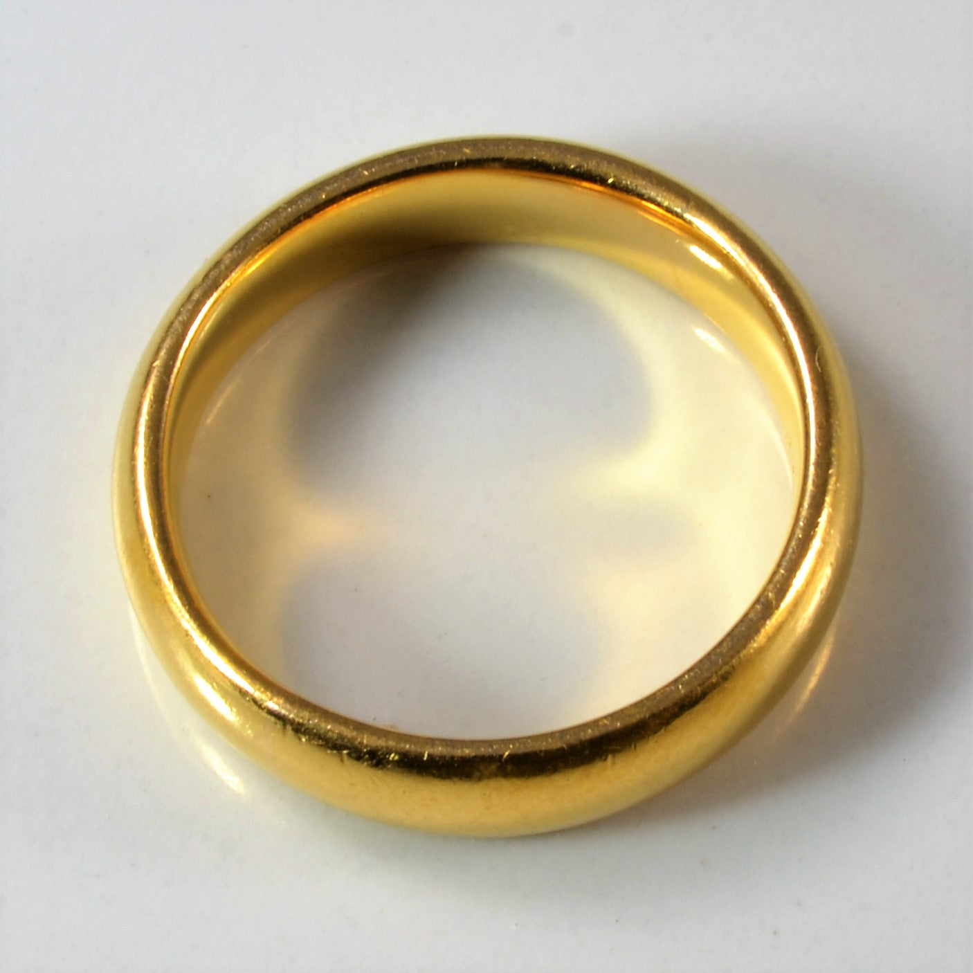 Heavy Yellow Gold Band | SZ 7.25 |